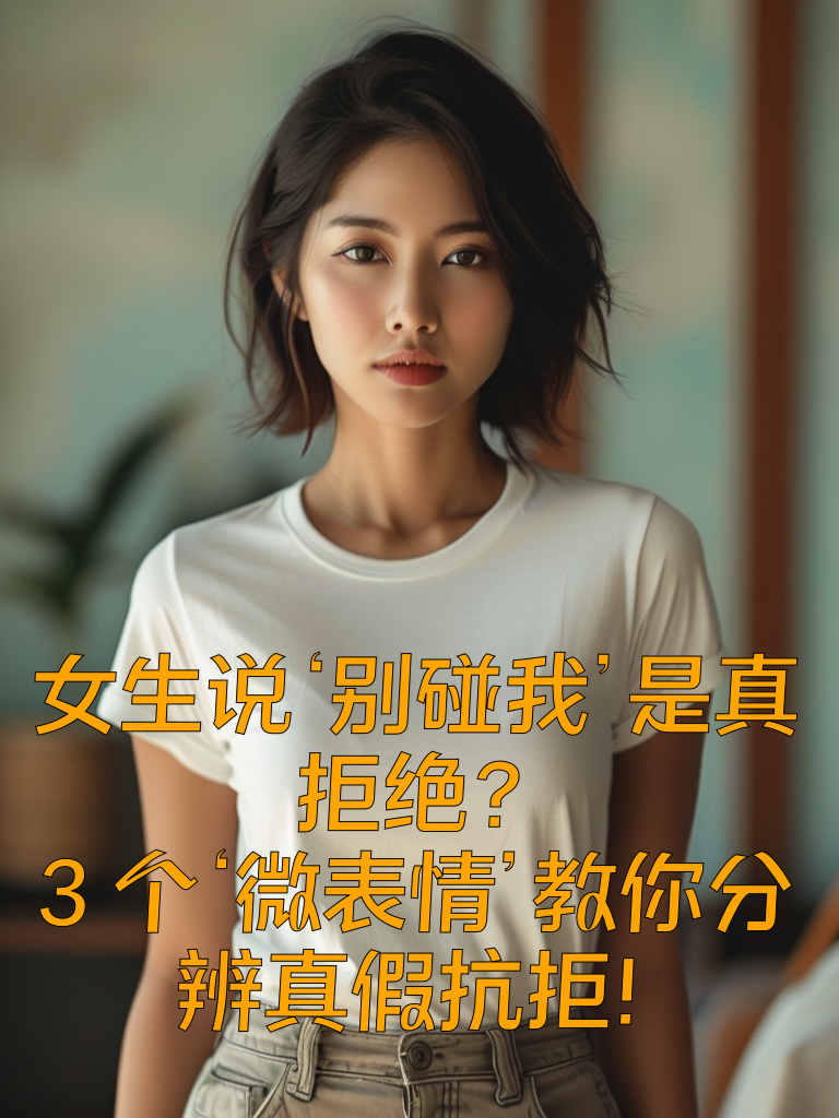 女生说‘别碰我’是真拒绝？3个‘微表情’教你分辨真假抗拒！