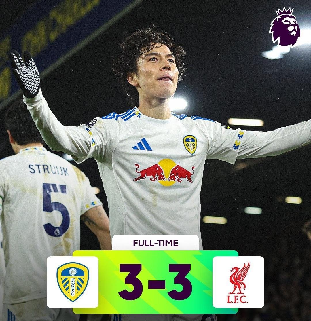 利物浦3-3客平利兹联，有3点让球迷想不到，极其失望！第一，想不到，利物浦那么