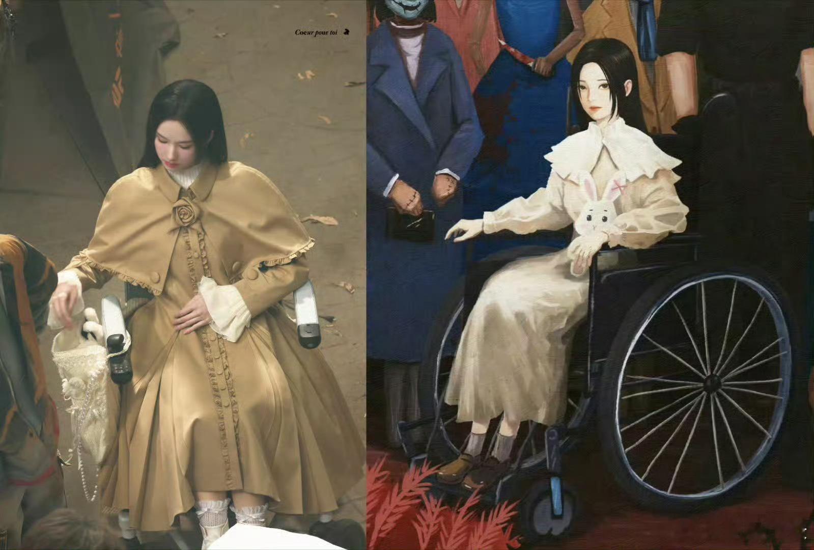 不知道的还以为照着嘟画的陈都灵暗黑甜妹