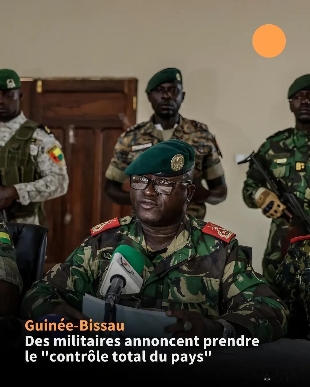 几内亚比索发生政变，选举进程暂停。几内亚比绍总统恩巴洛被捕，已经遭到军方控制，