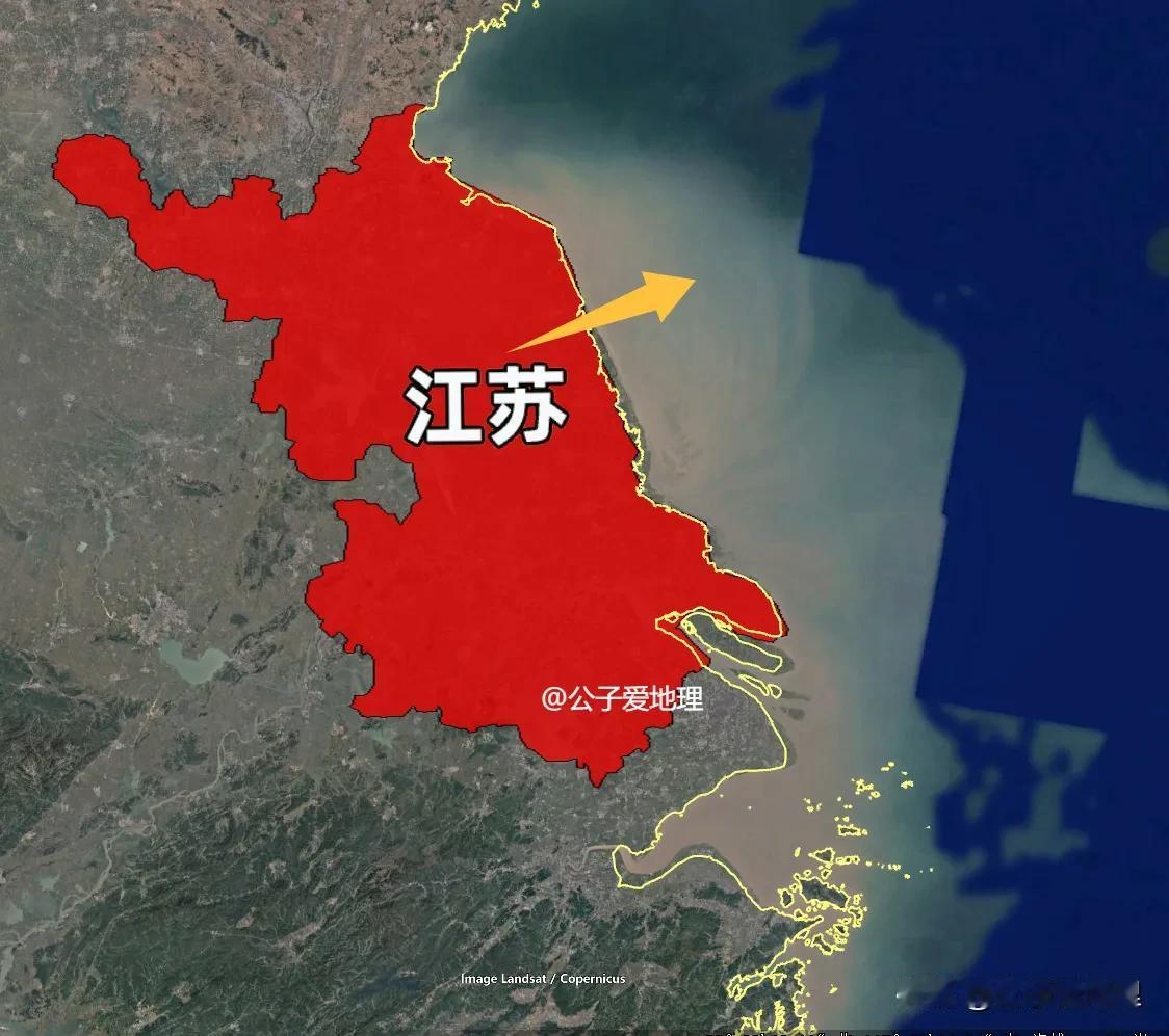 江苏海岸线绵延九百多公里，近千里滩涂为何不见岛影？岛哪去了？你有没有想过，江