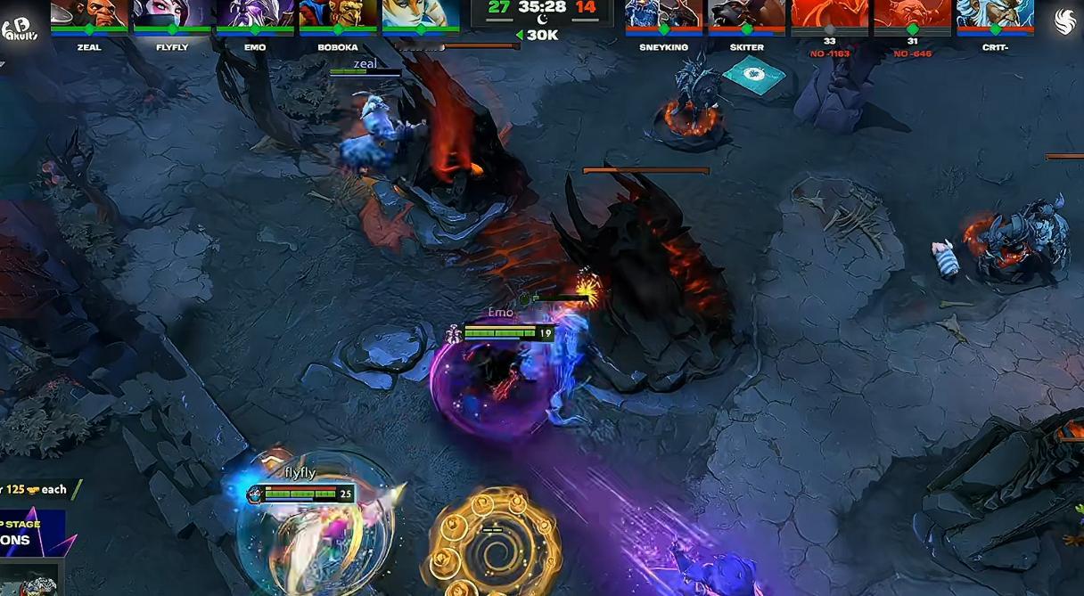 【Blast成都站】YB揭幕战战胜新科TI冠军FLCN，这把flyfly圣堂完美