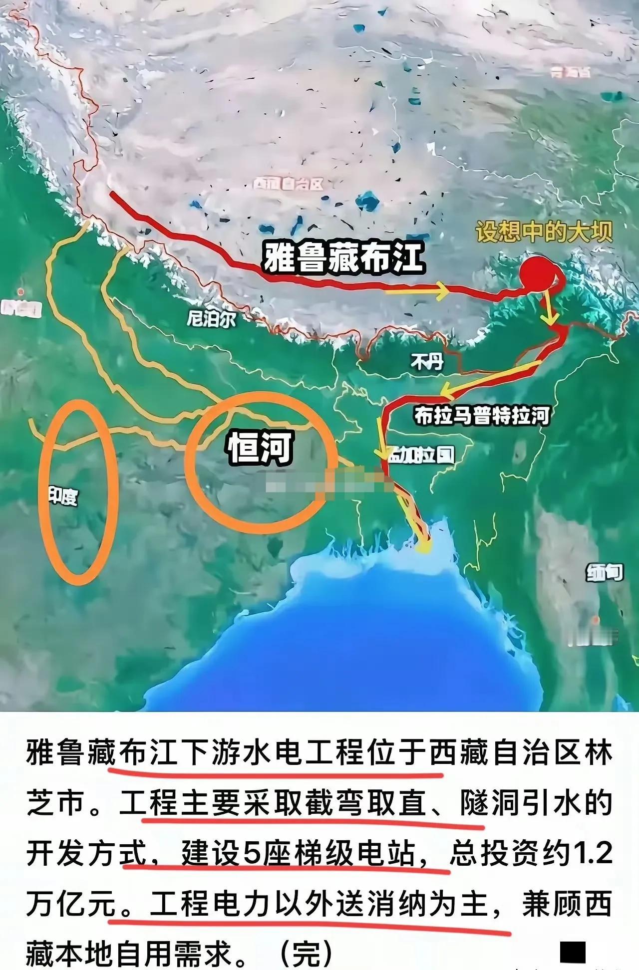 雅江水电站是兼具能源转型、地缘战略与科技突破的世纪工程。很多网友一个盯着印度，说