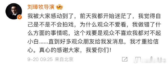 有点盖章扑街的感觉，不过作为一部剧的导演情绪稳定，不推责挺好的​​​