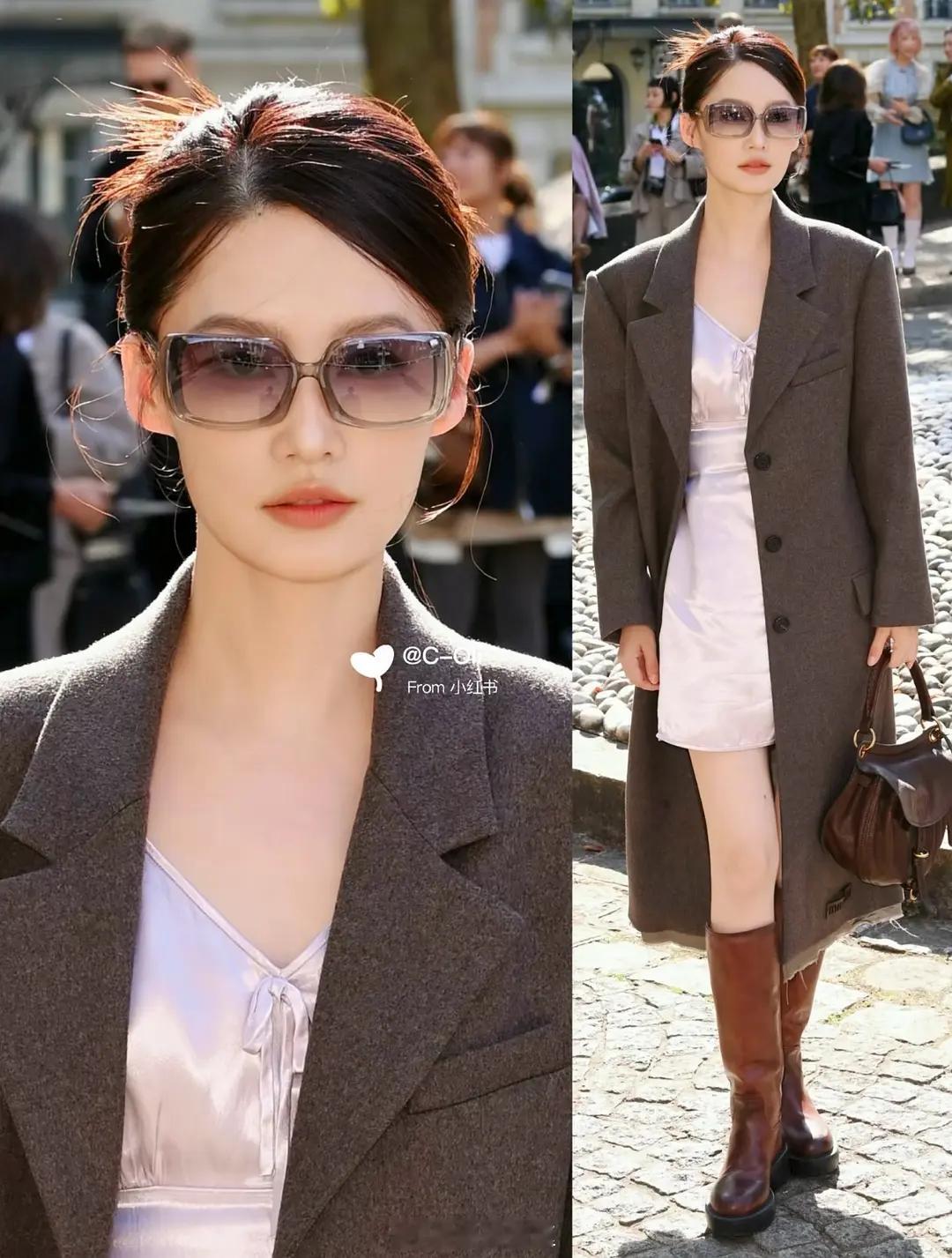 miumiu两位中国女人状态都蛮好的五官放在一群外国人里面也是好看的，不恶意截图