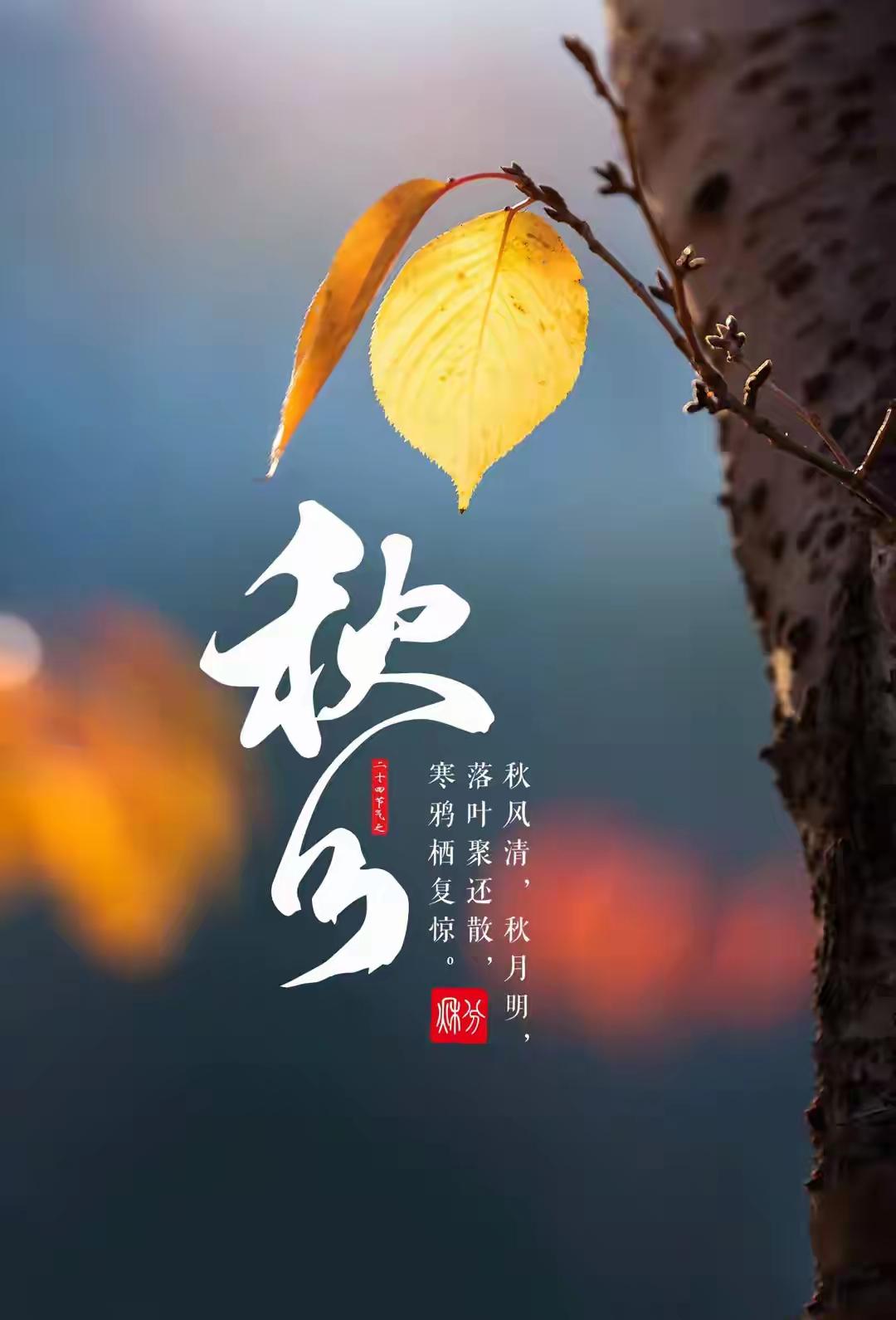 今日秋分！准确时间是08点05分00秒。中午12点之前为早秋分，按照多年以来的规