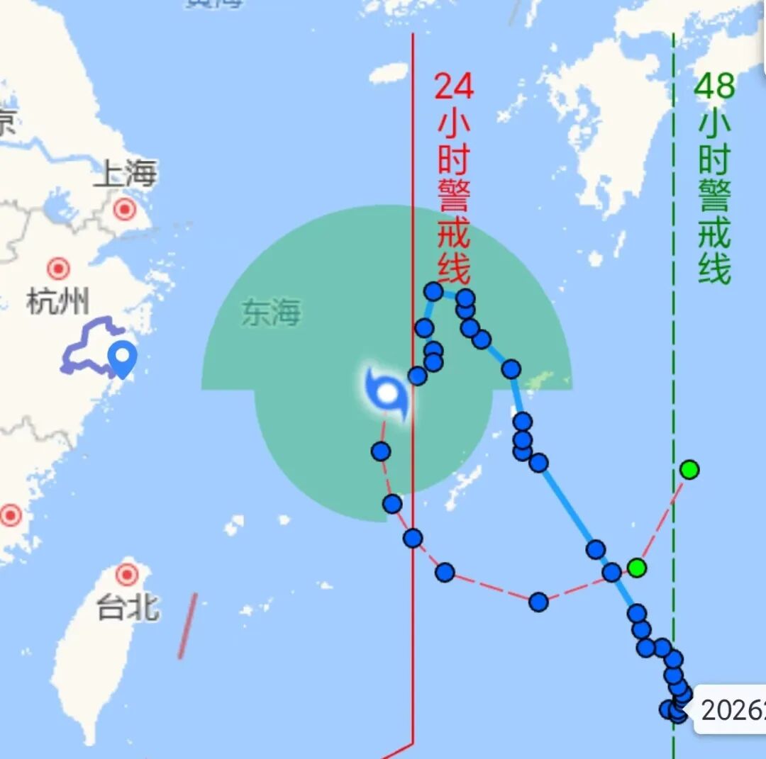 “科罗旺”突破24小时警戒线! 浙江将迎暴雨、雷暴大风! 今明两天雨势最大→