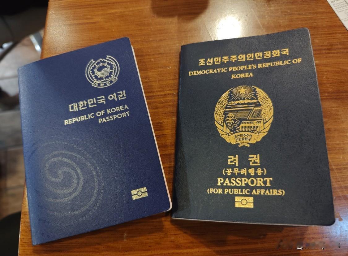 韩国护照与朝鲜护照，一个是全球前三的护照，免签190个国家和地区，一个是免签40
