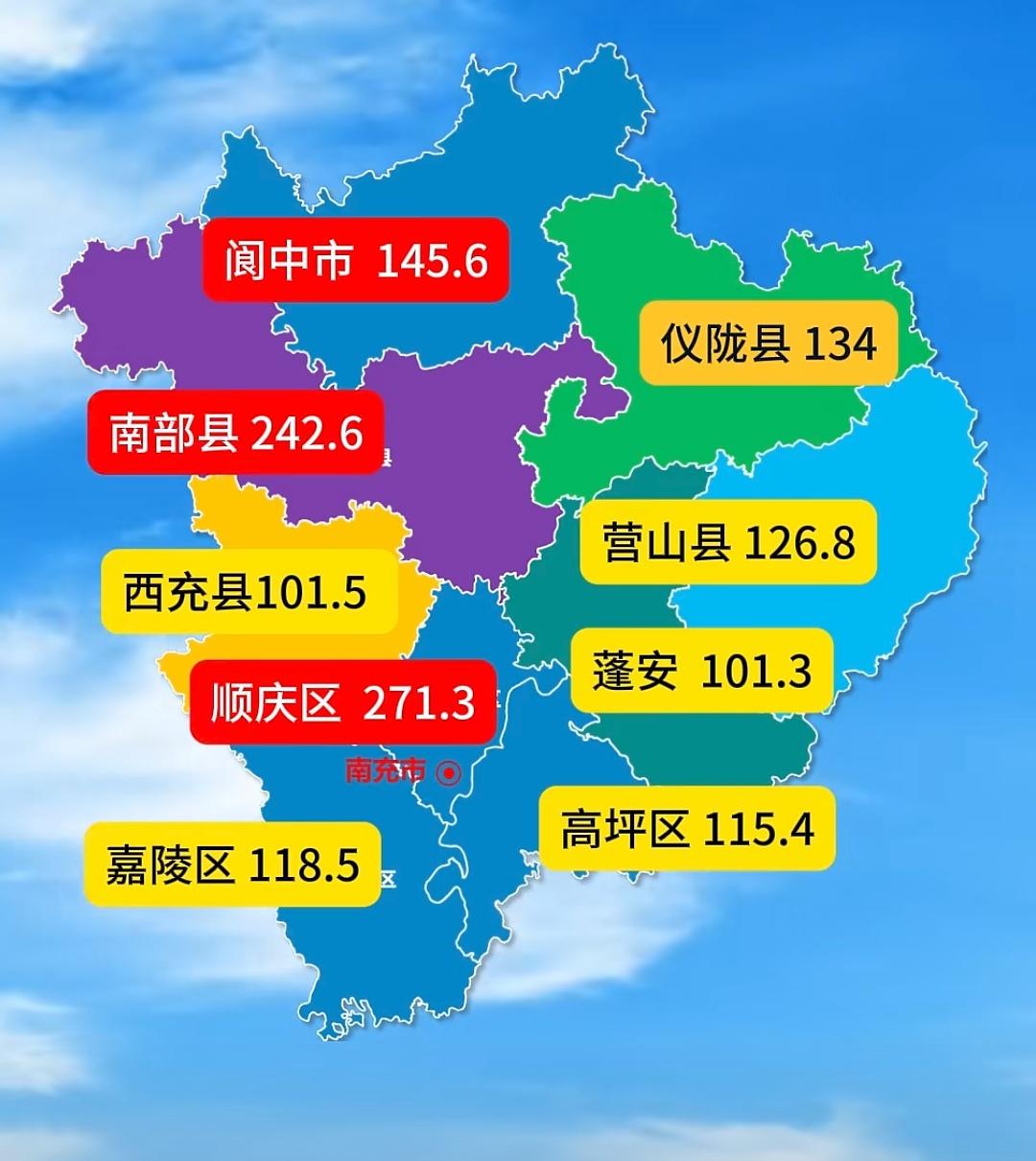 在川内被称为最标准的地级市南充为啥发展反而不如人意，坐拥嘉陵江流域黄金水域，人口