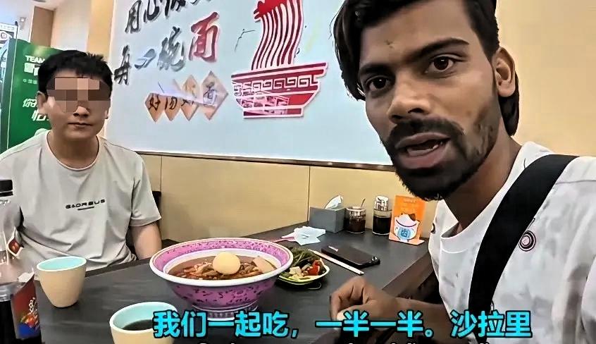 还是上当了，印度乞讨哥逛到大同，想占便宜搭顺风车去西安未果，有一位当地大哥并不