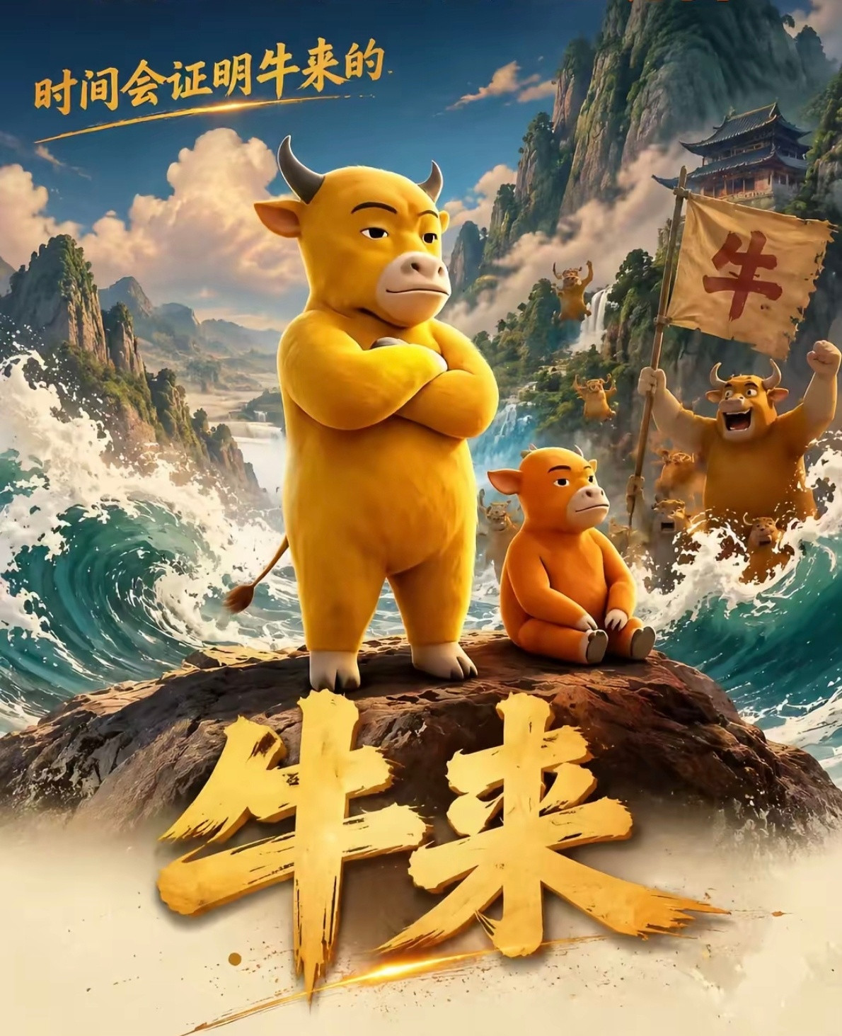 A股牛来《牛来》一部动画意外出圈，就因为名字偶遇牛市到来，很多人专门买票打卡
