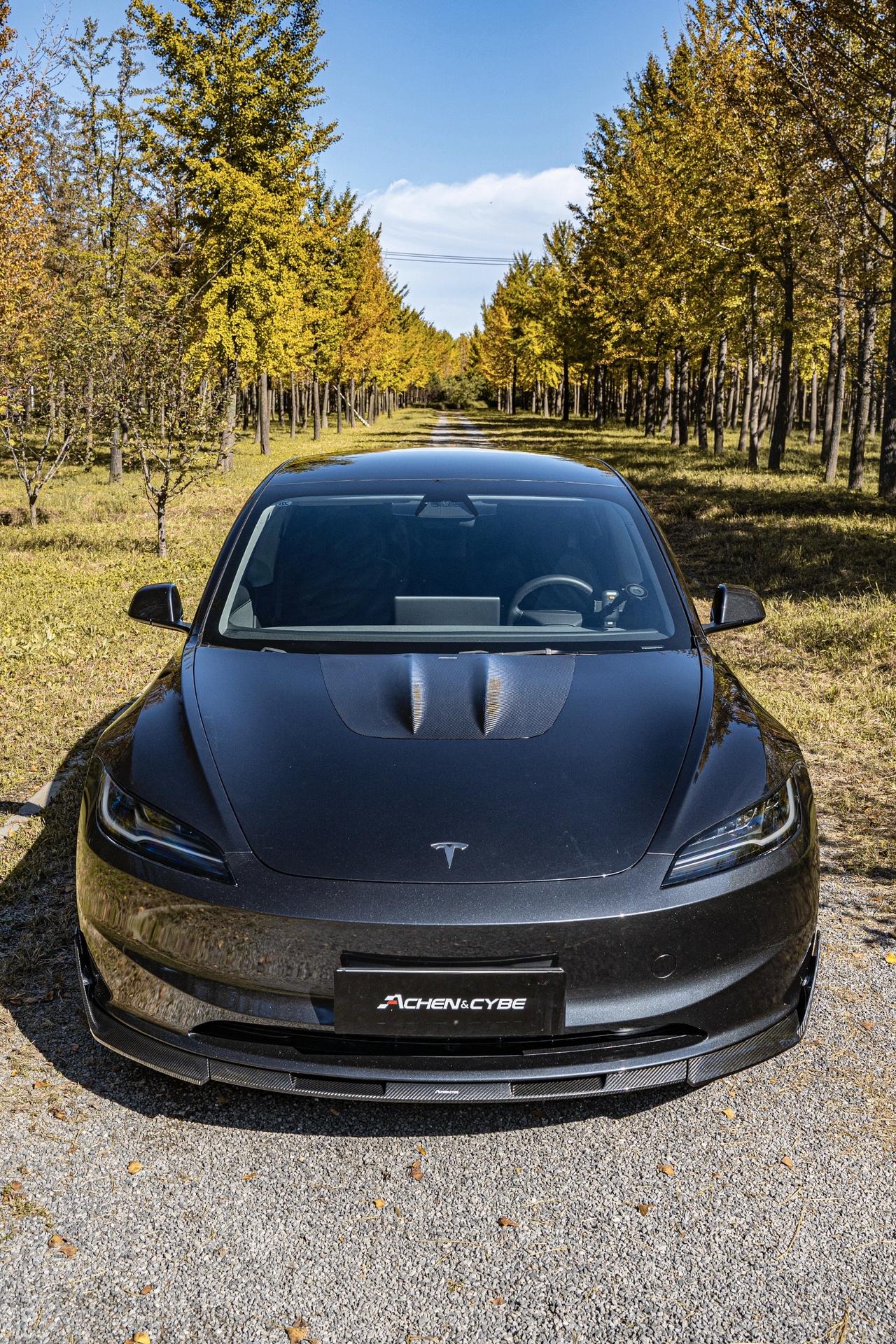 Model3这样改太酷了！简直是Roadstar一样的性能颜值，太酷了！改装