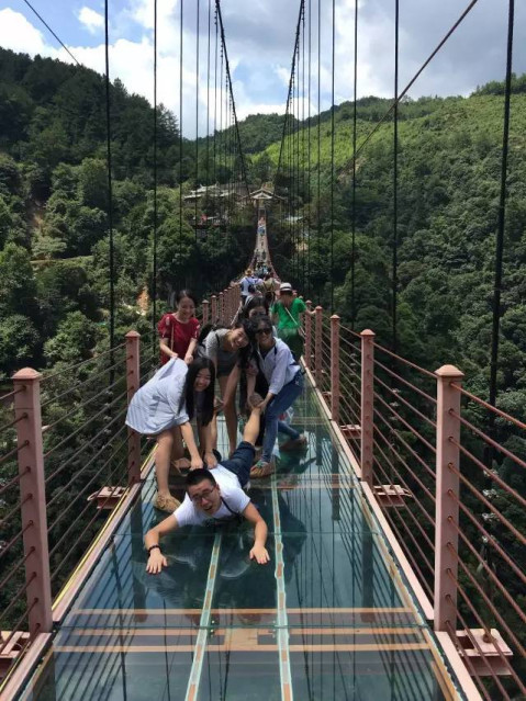 三明侠天下福建首个高空玻璃栈道平潭海坛古城两日游