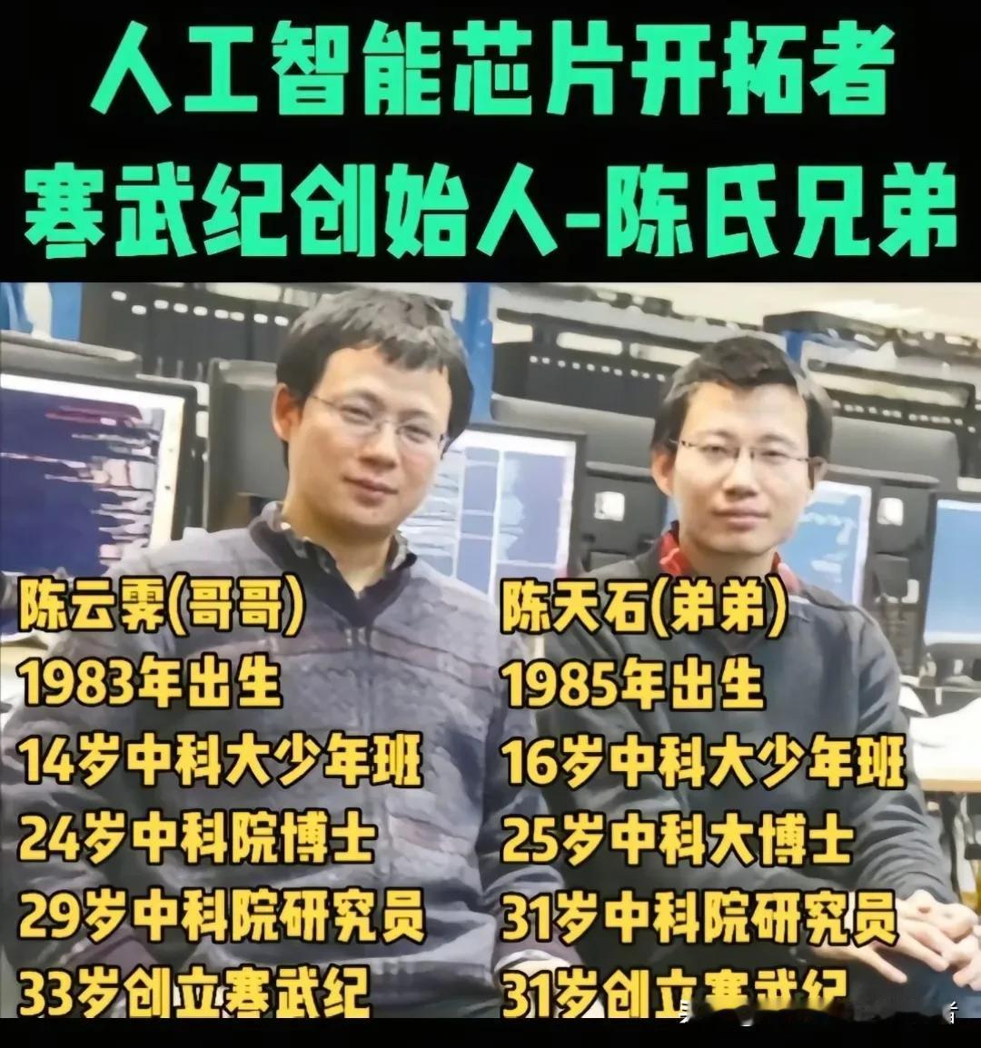 寒武纪，来自江西南昌陈氏兄弟缔造的传奇这几天，大火的中国股市中，最