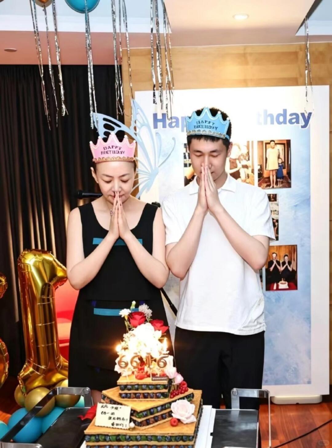 宋丹丹说：“他老婆在我生日这天，把儿子剖出来，我们两个人一生一辈子一起过生日。”