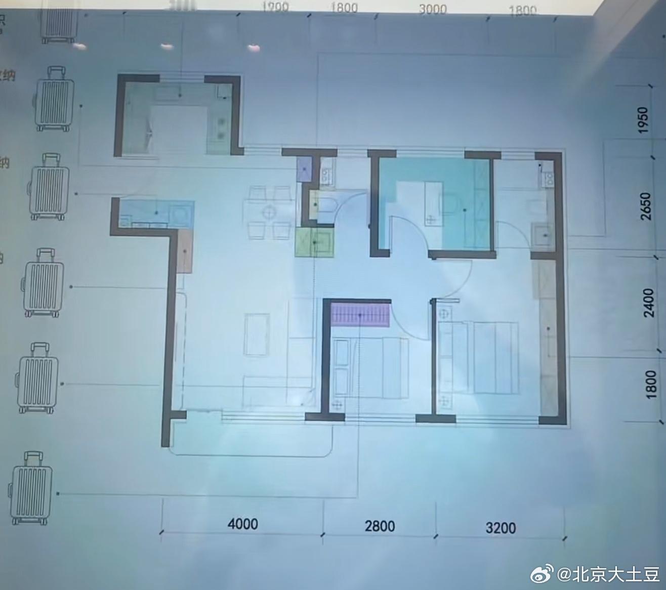 北京目前最能打的88平米3居室，双卧朝南，客厅4米带阳台，主卧南北通透，餐厅带窗