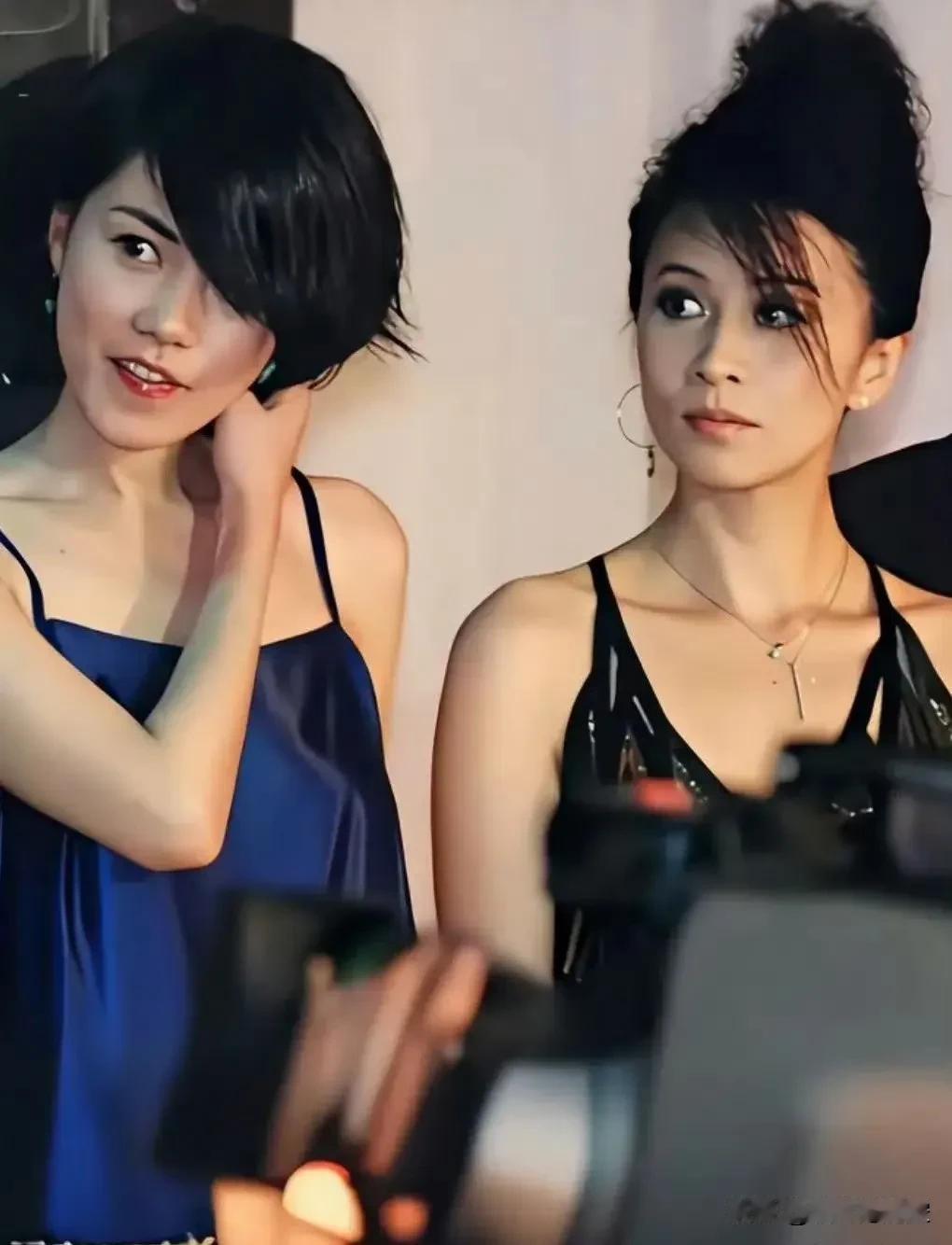 年轻时的刘嘉玲还是挺好看的，好像旁边的王菲都不如她。而现在，情况就不同了，刘