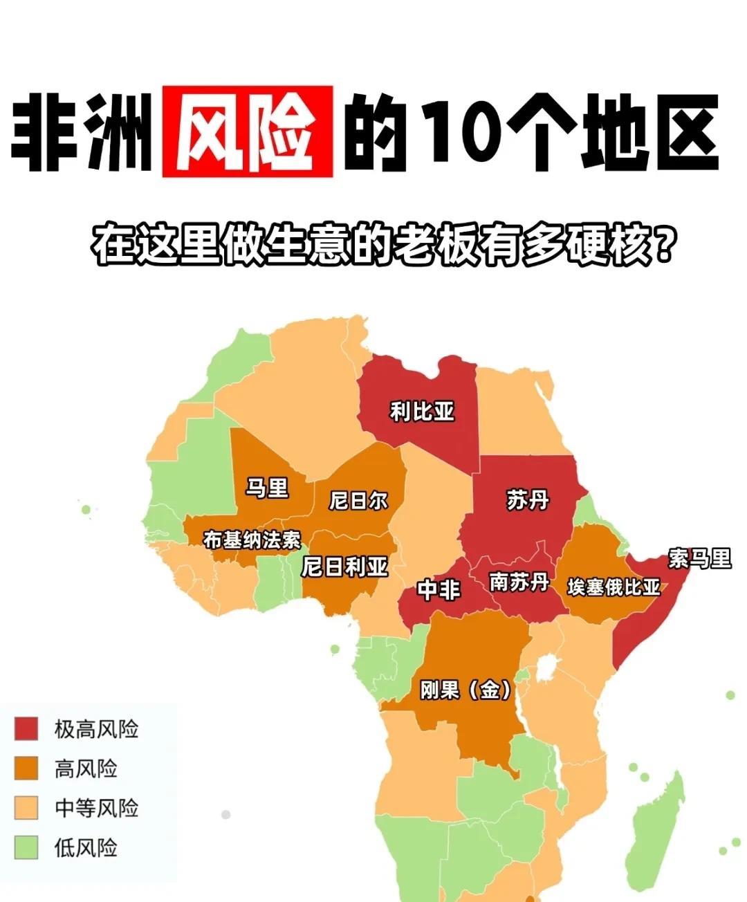 这里是非洲的风险地区，去非洲淘金的一定要避开！