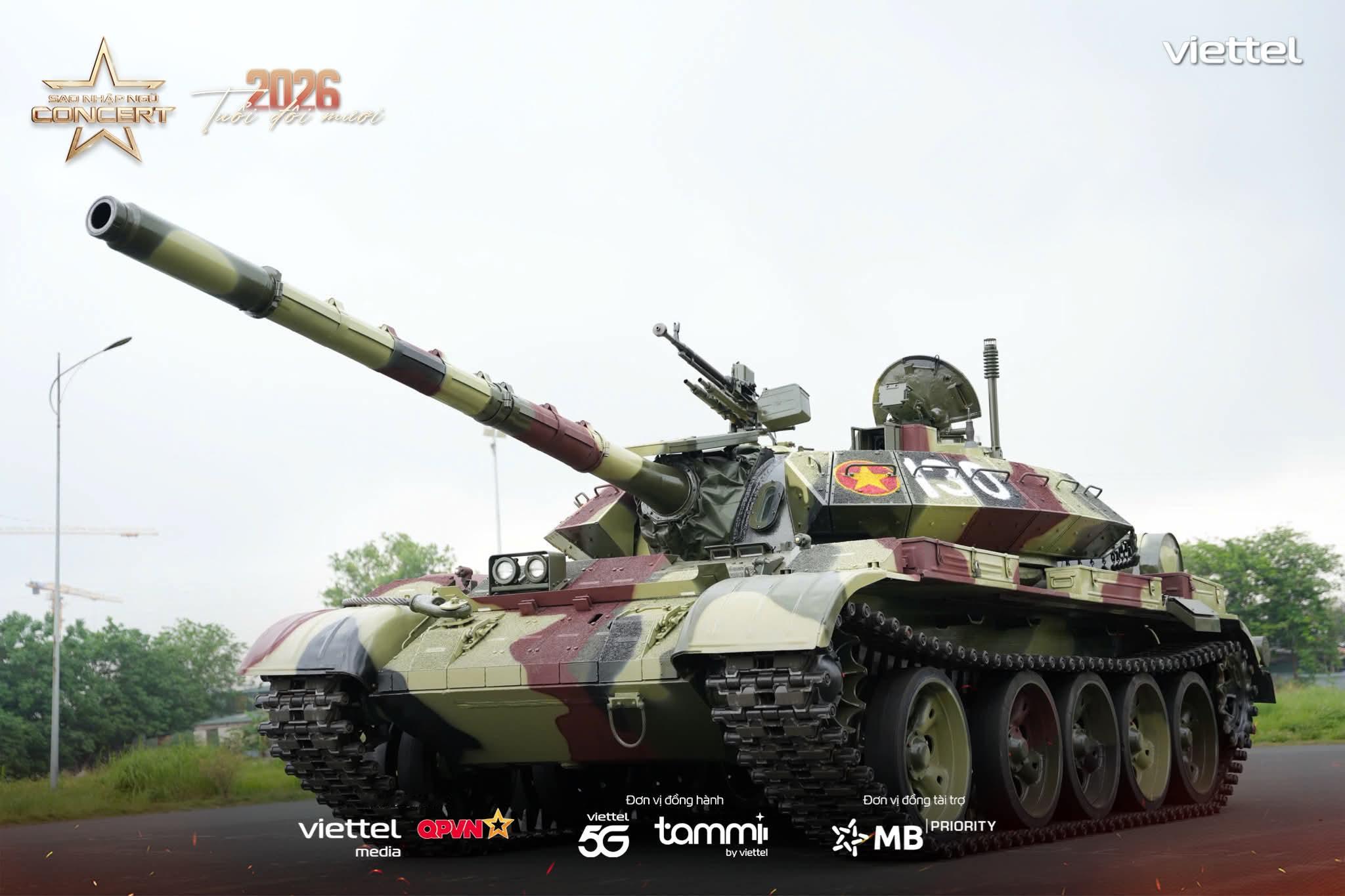 越南人民军的T-54B改（T-54Bcảitiến）。