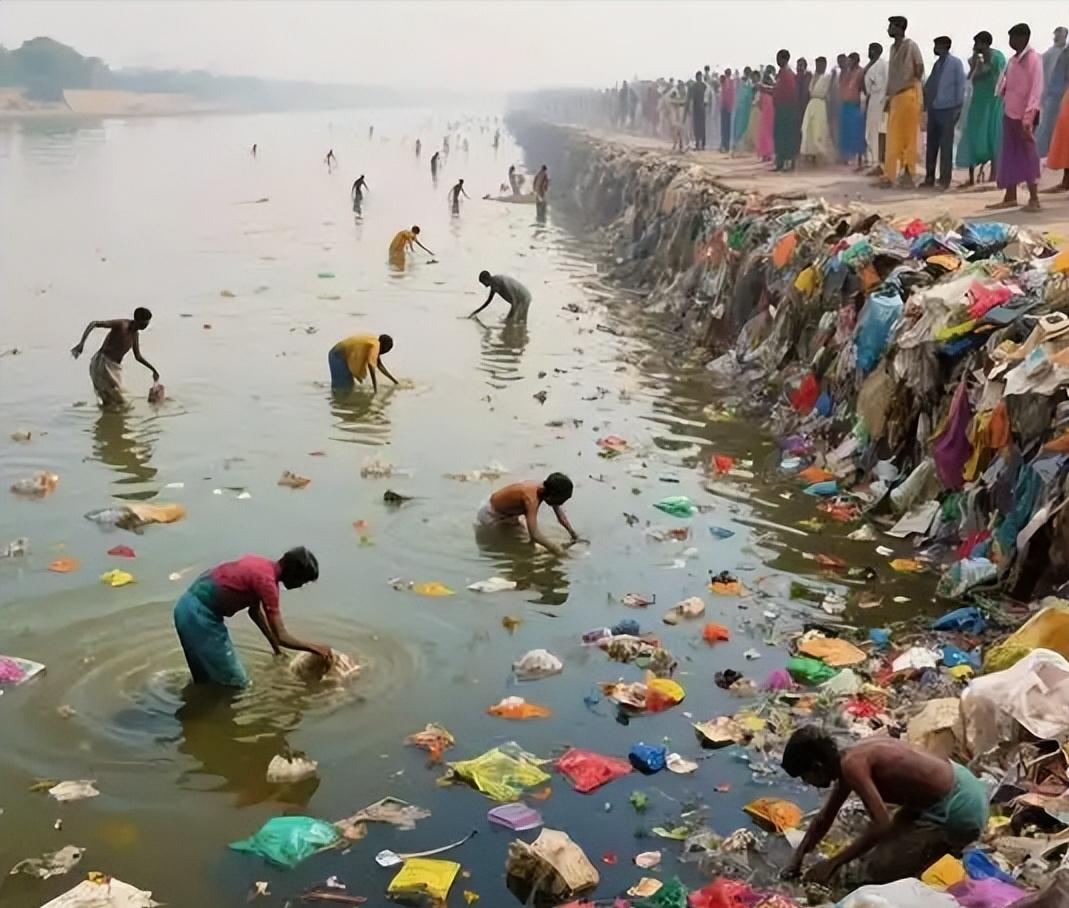 恒河支流变“毒河”？新德里数百万人生死难料，莫迪的大国梦碎了一地 就在全世界