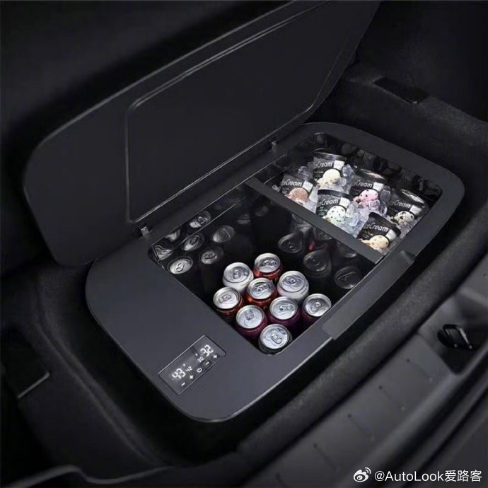 特斯拉也有冰箱了专为特斯拉ModelY YL后备箱匹配，温...