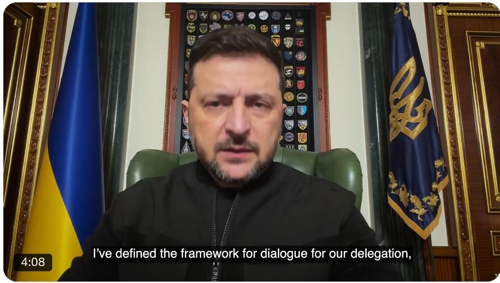 泽连斯基：乌克兰外交团队几乎每小时都从阿联酋发回报告，今天乌克兰、美国和俄罗斯代