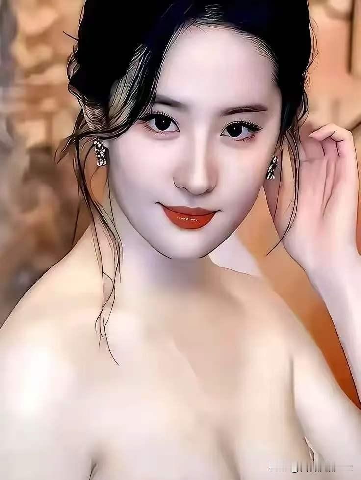 行香子·姝影鬓挽云轻，眸剪星明。指尖柔、轻触芳汀。唇凝脂色，耳缀珠晶。