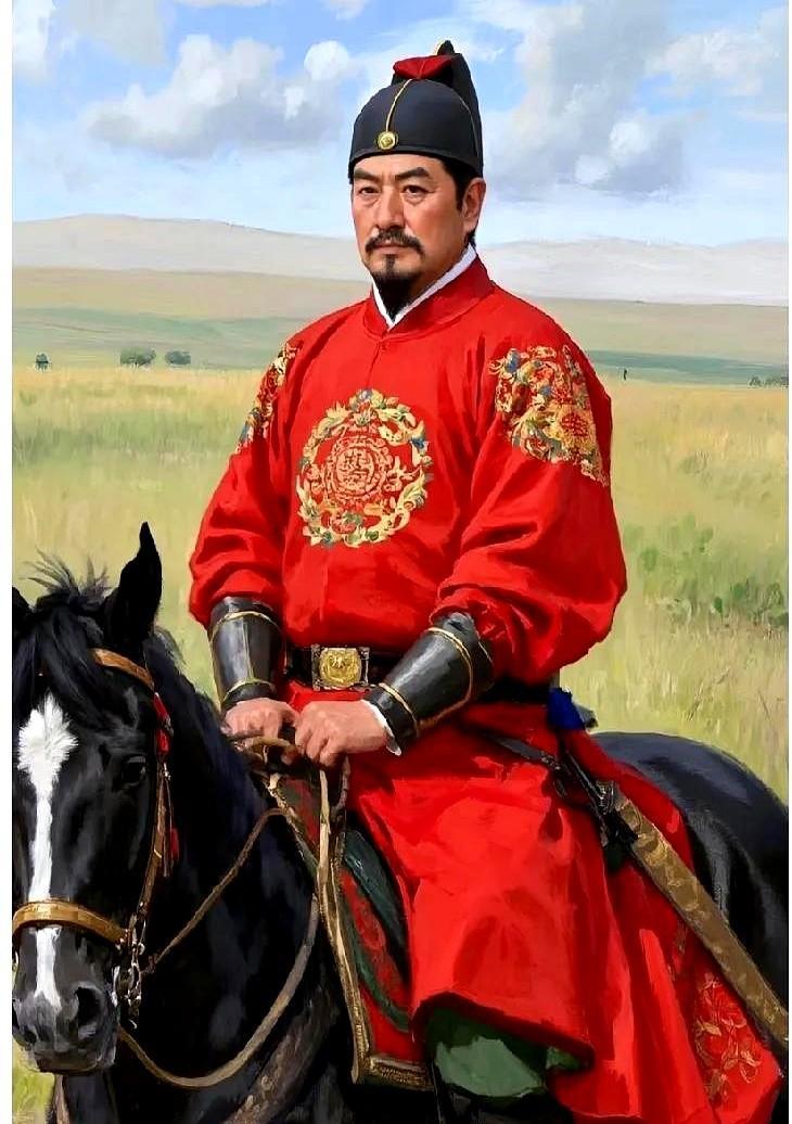 1395年68岁朱元璋去看望70岁老友汤和，朱元璋一进门，只见汤和已中风，无法说