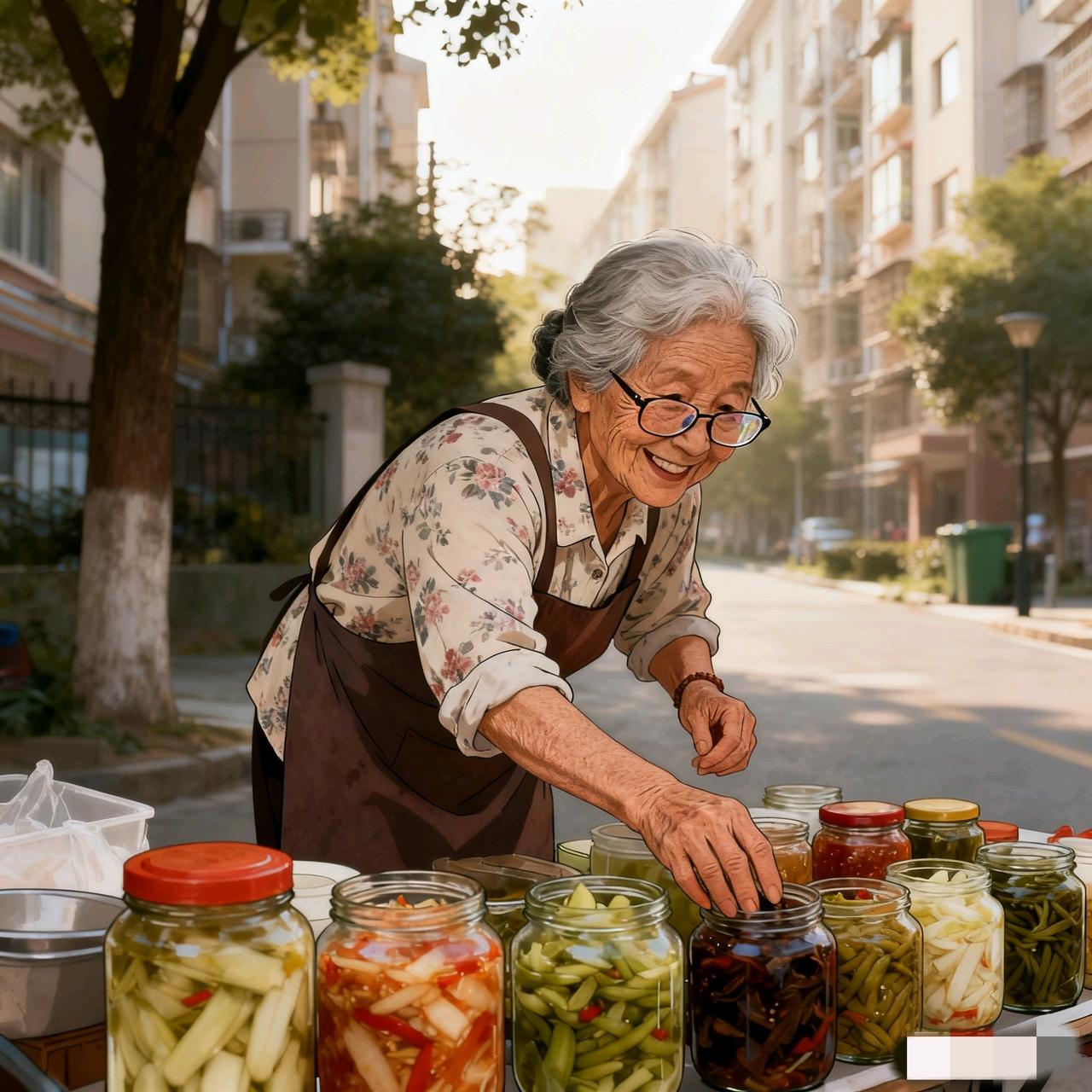 楼下李婶家儿子，去年在城里买了套带花园的房子，要接她过去住。李婶没去，依旧