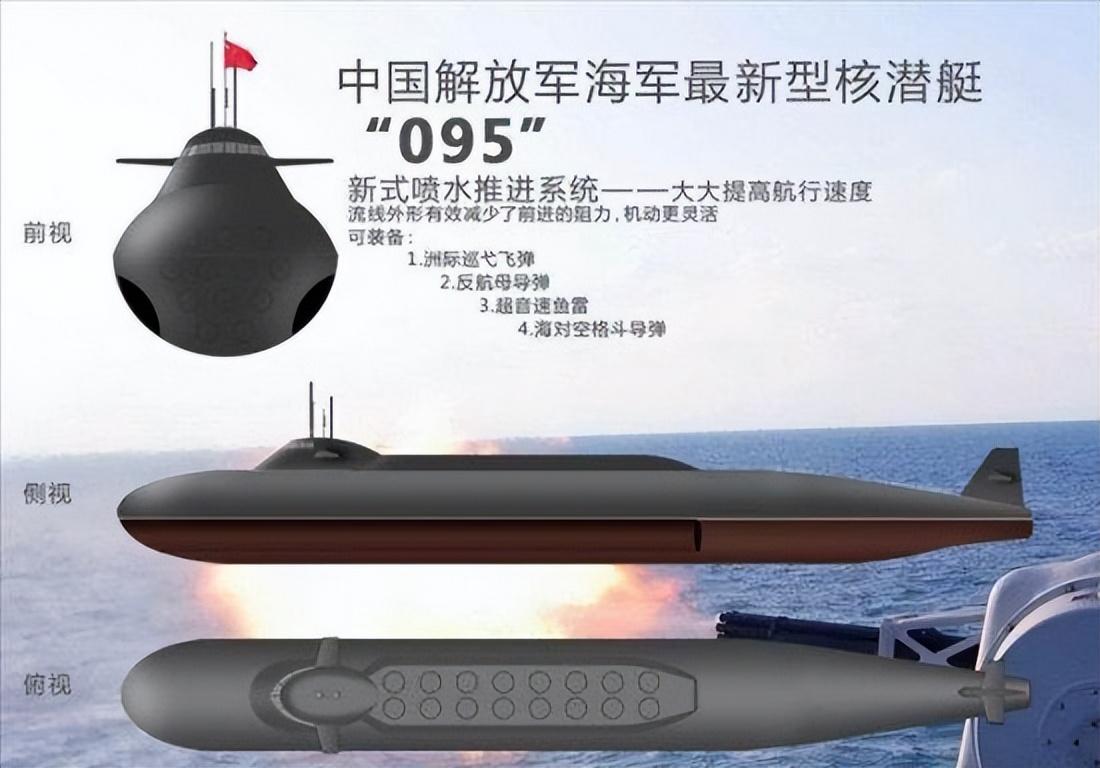 对于中国的“潜艇发展”，美国承认了！ 美国《军事观察》刊文称，095型潜艇的