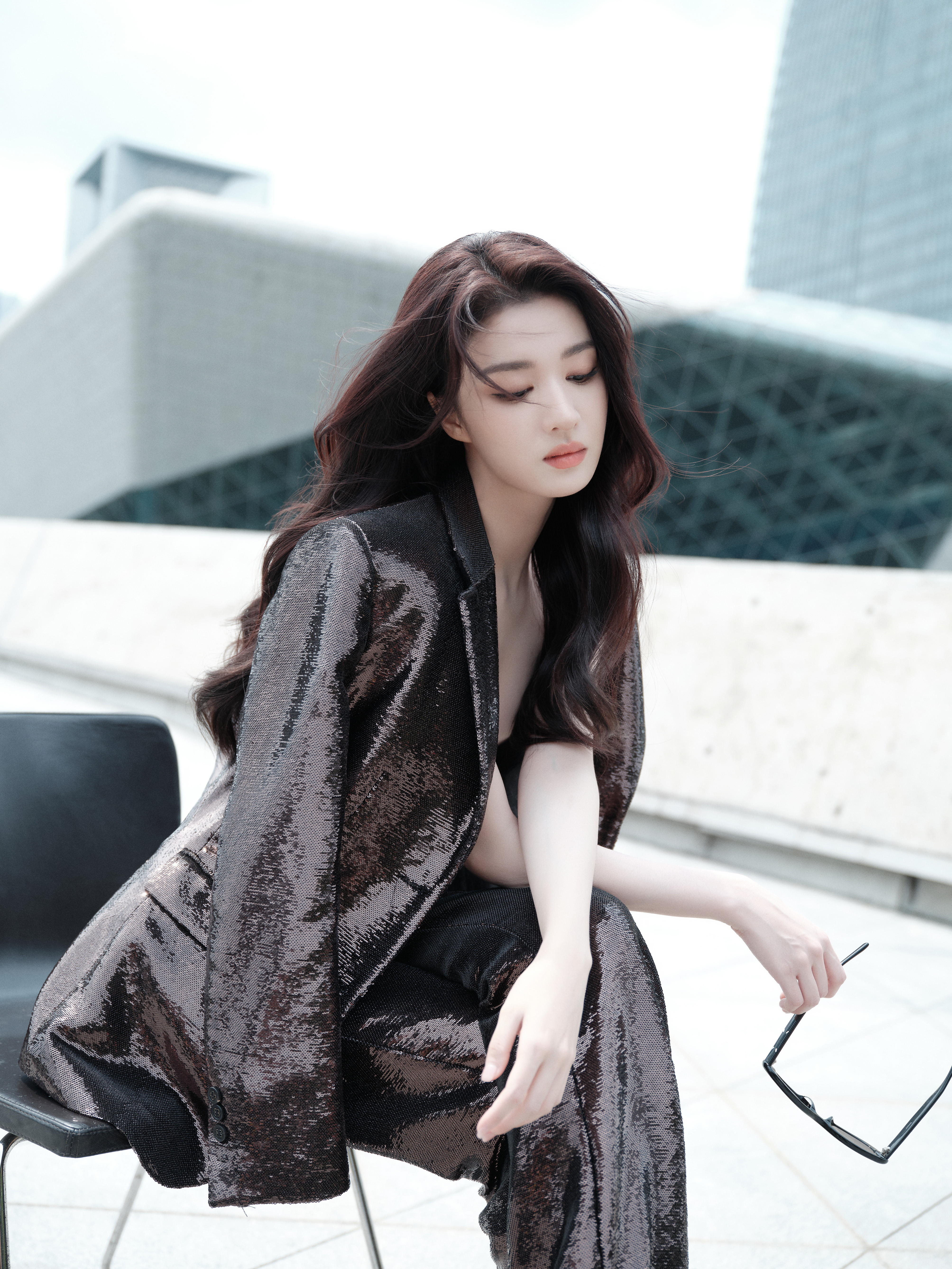 王楚然还美女冷脸自由王楚然笑都形成肌肉记忆了