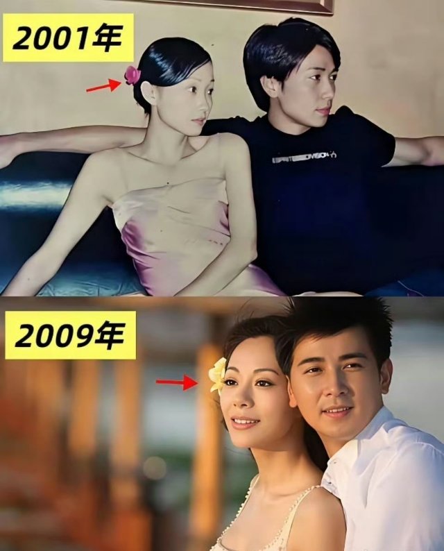 我发现，保剑锋的两次结婚照，有一个共同点，新娘都戴了花🌸。据黄慧颐说，她和保剑