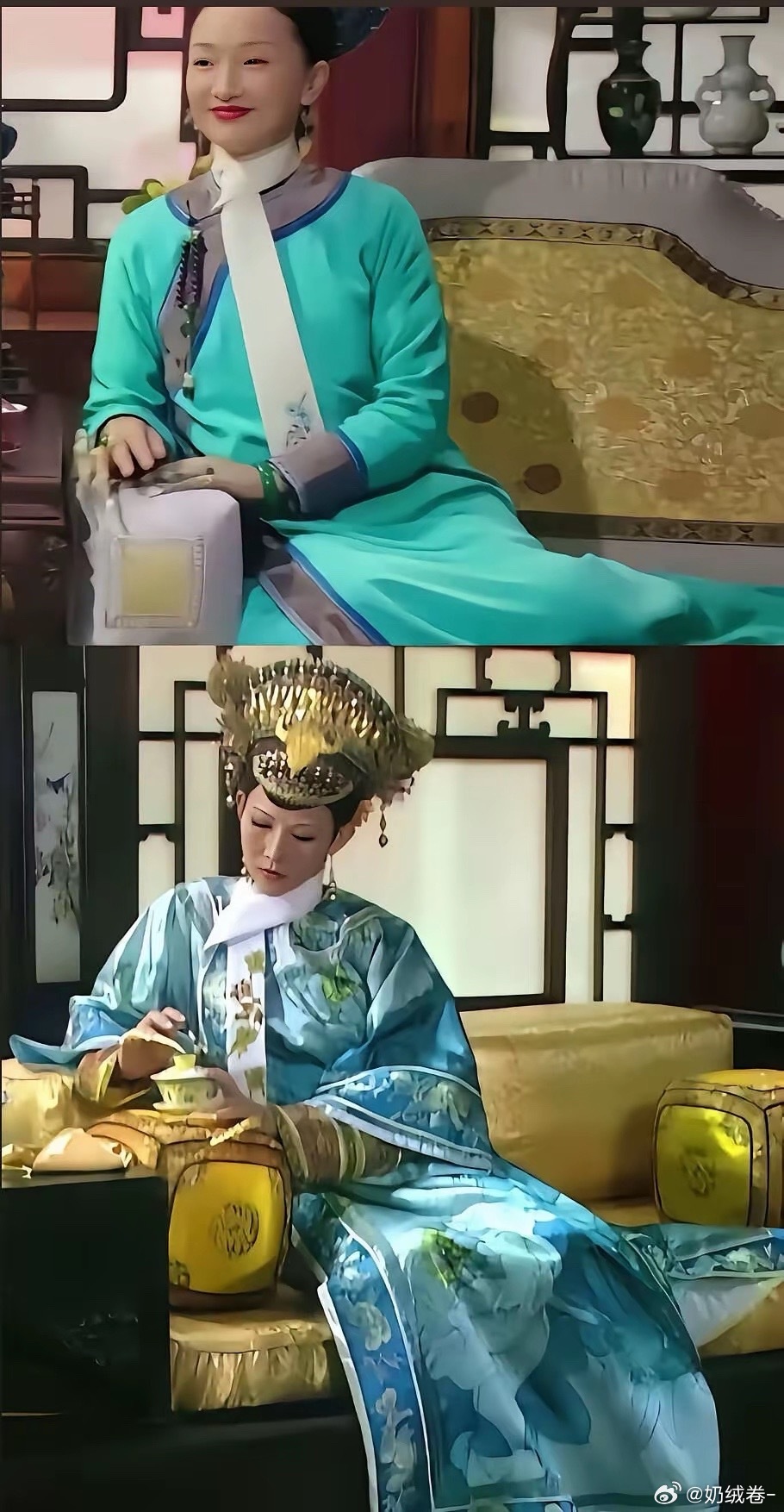 姑母的坐姿好看，大如也想要