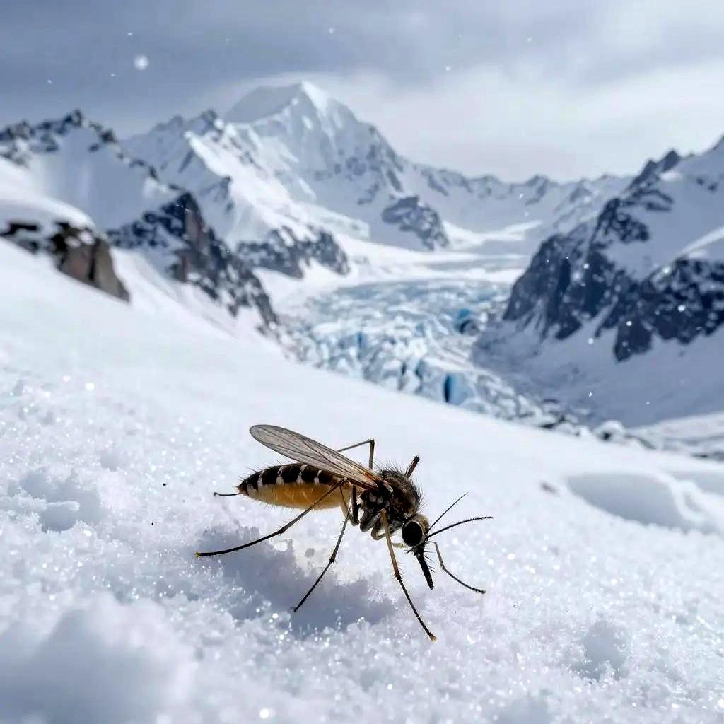 你见过最抗冻的生物是啥？反正我今天被蚊子彻底整服了！听说有人在海拔4700米