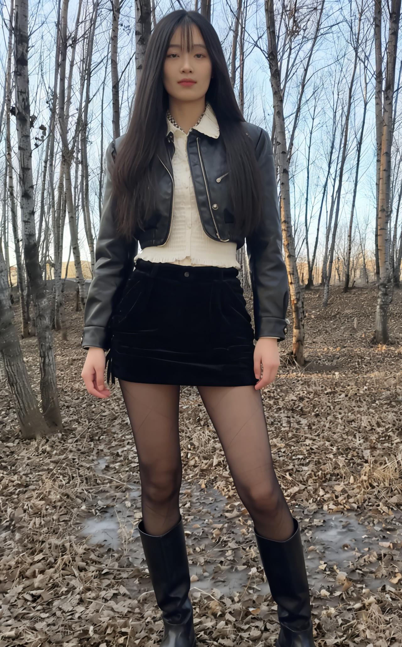 薄裙春衫，倩影依稀当年。