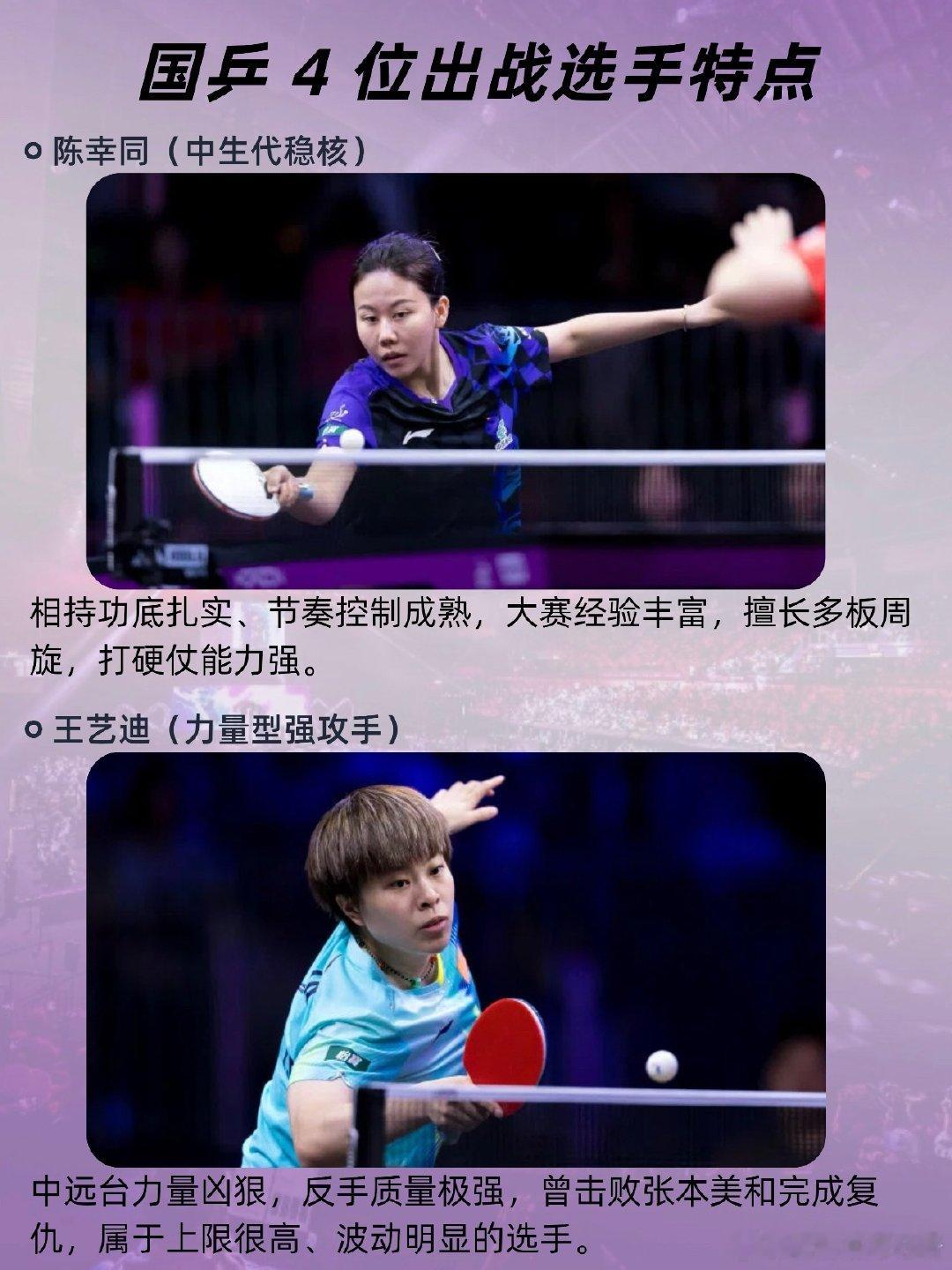 #WTT澳门冠军赛2026签表#WTT澳门站国乒女单死守防线，决赛有票可拍WTT澳门冠军赛女单签表出