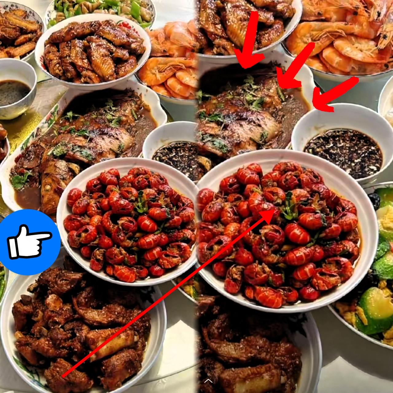 今天婆婆打电话说，十月一大家聚在一起，让我别做饭了。结果我到家一看，桌上已经摆了