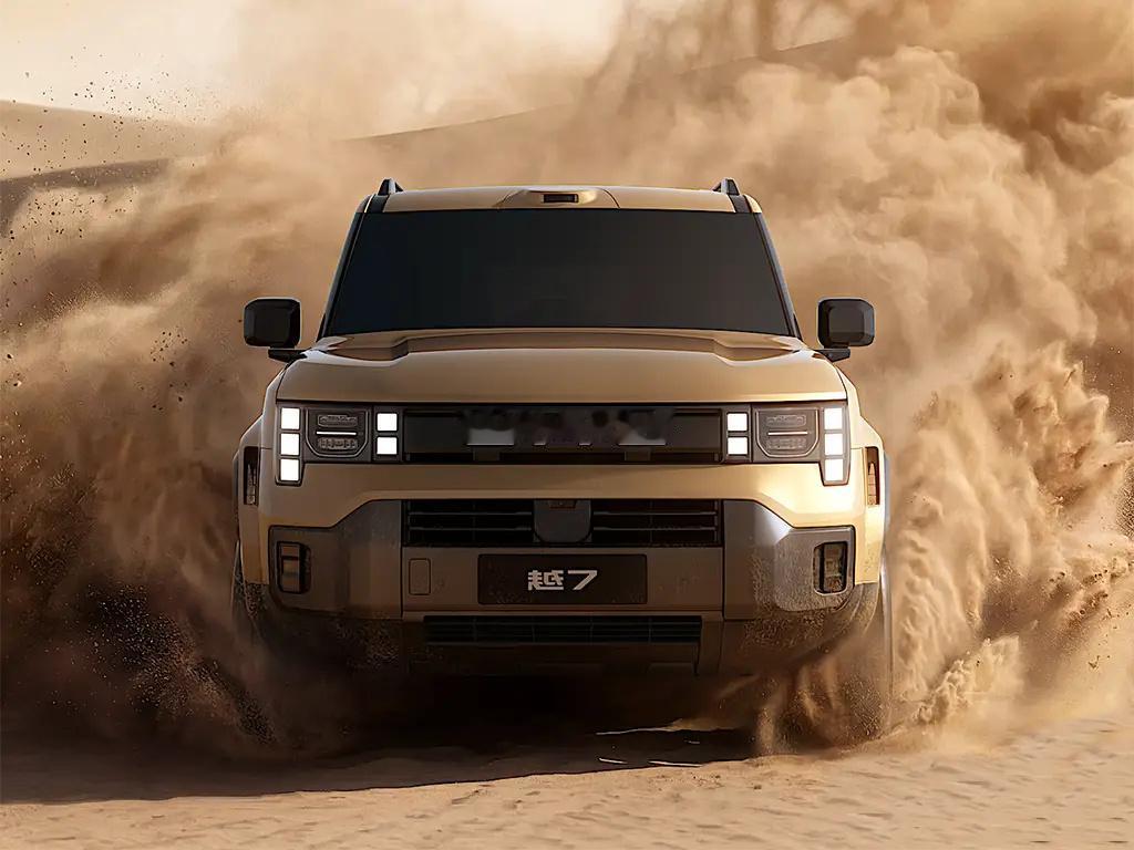 越野方盒子又来一位！！！广汽的越7，1.5T+P4电机，一体化内嵌式底盘，类似的