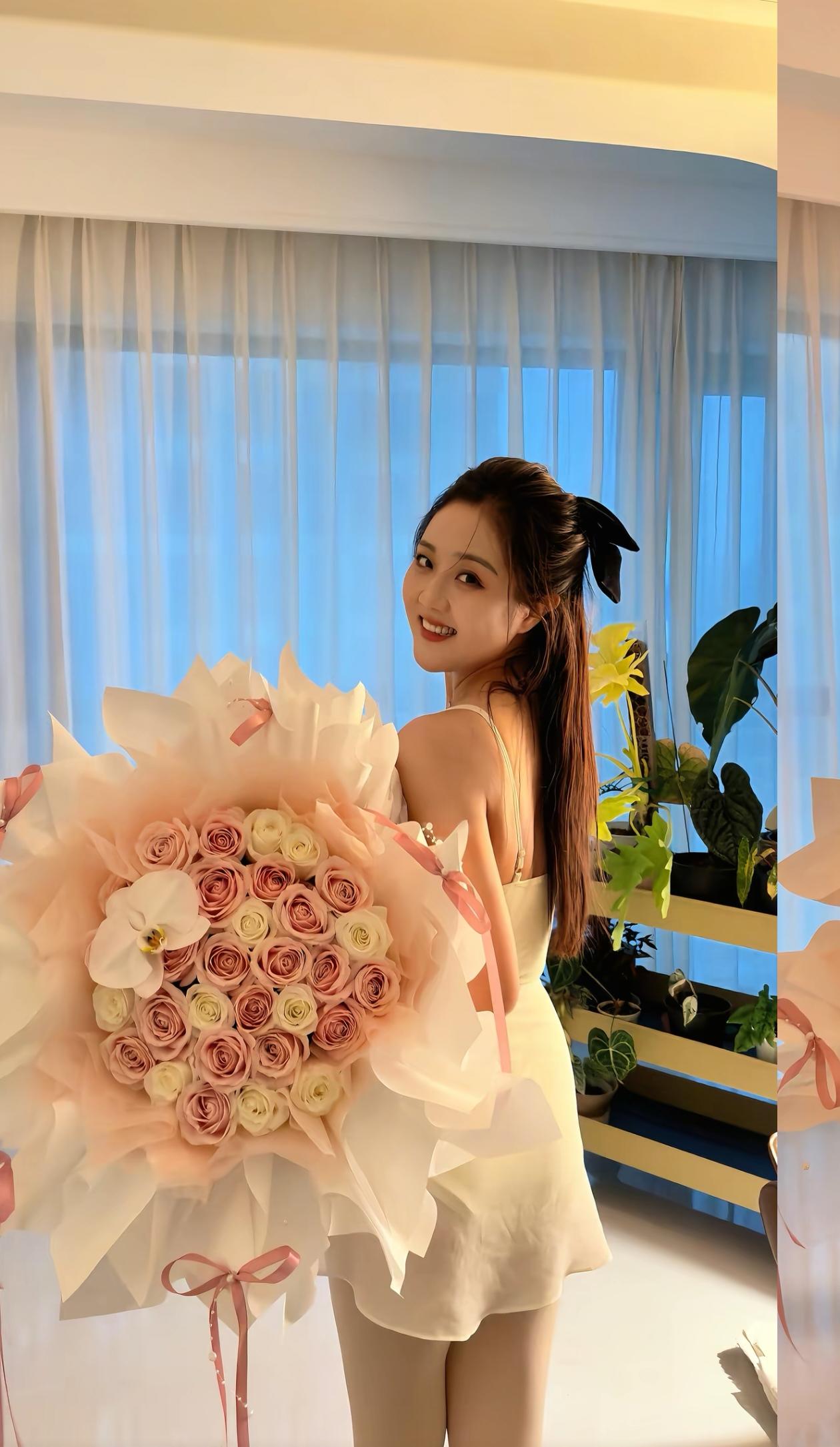 温柔甜美的花束，送给最爱的她！💐💕