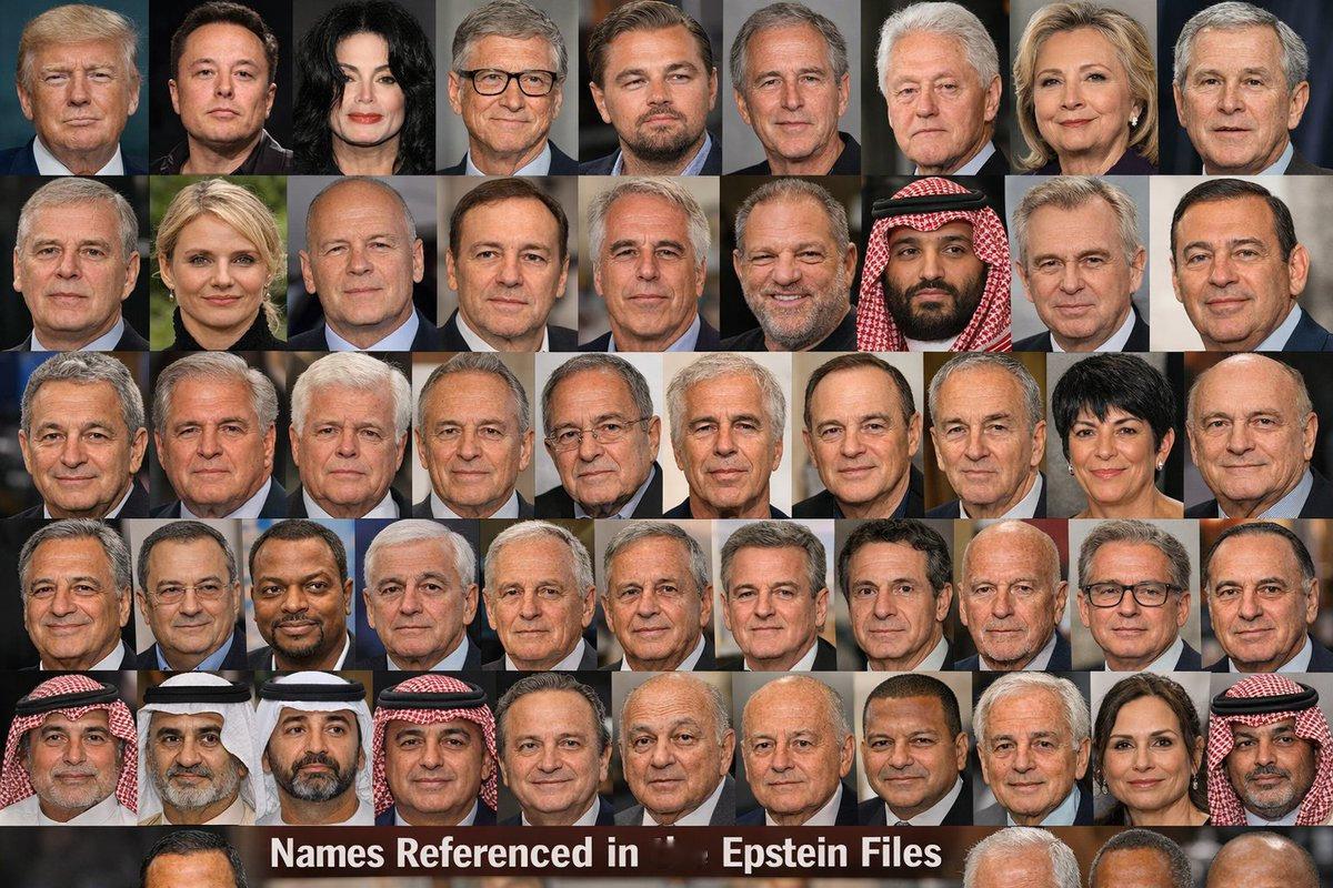 爱泼斯坦中提到的人(非完整名单)热点观点爱泼斯坦案文件