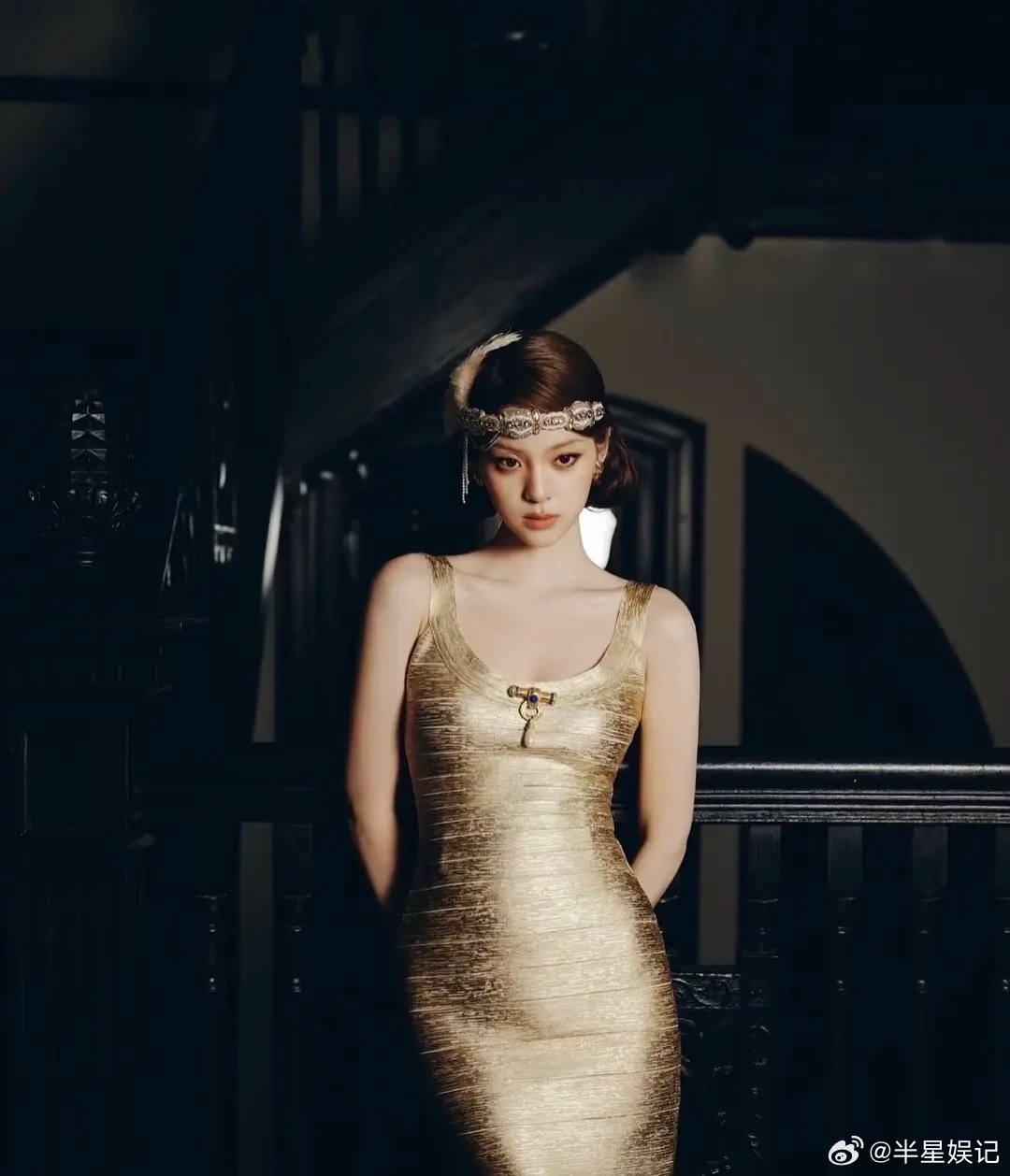 沈月和欧阳娜娜同个造型，有可比性吗