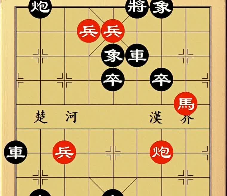 怎么看也是红方输棋，黑方有两个豪车，并且还有一个小崽子坐九宫中心，还有两车助攻。