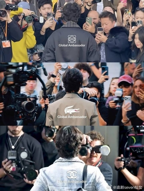 王一博三奢待遇，巴黎时装周唯一一个横跨三大奢侈品集团LOEWE、LACOSTE、