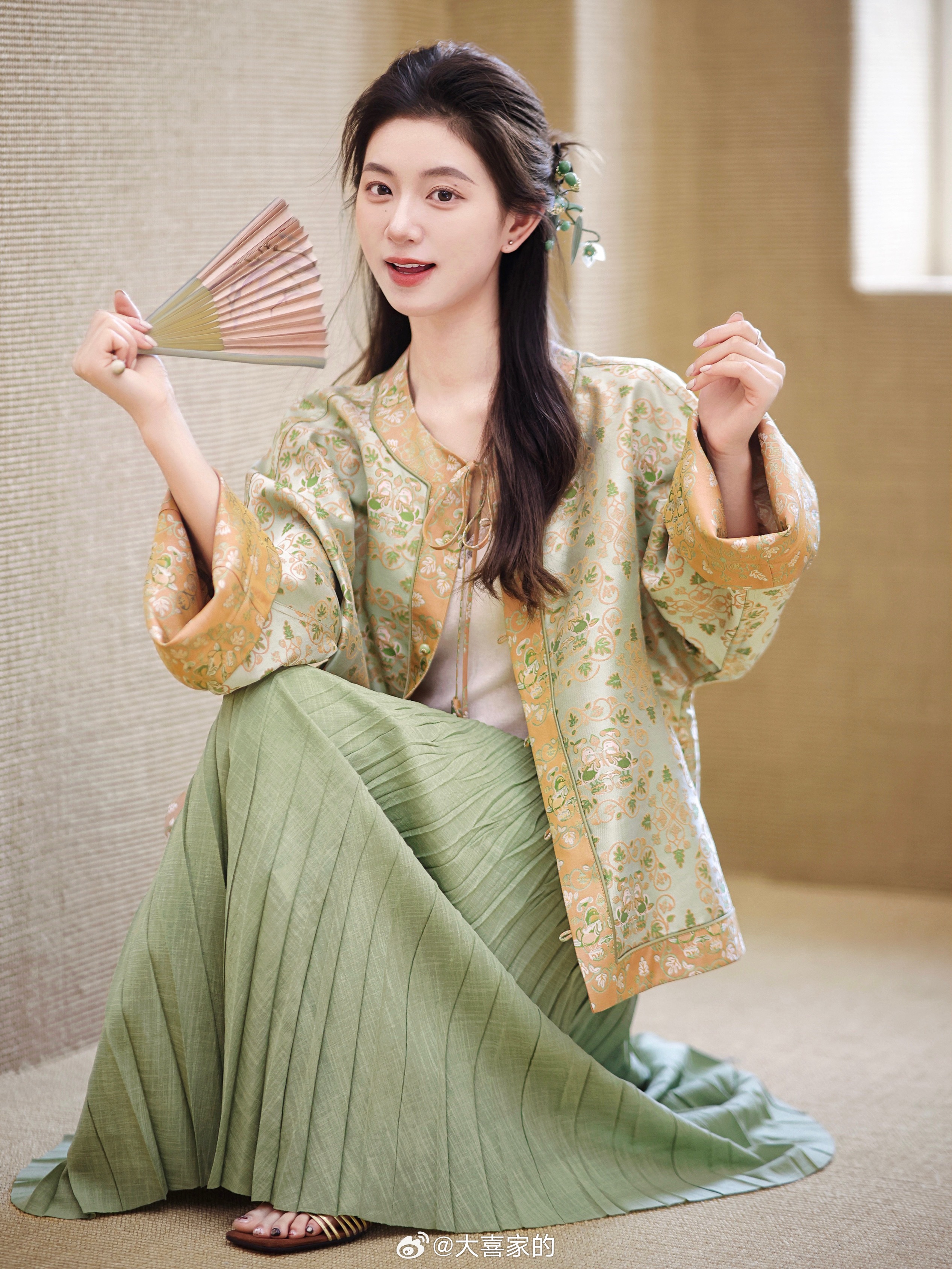 非遗宋锦我们喜欢你🫶🏻100真丝/两面两穿再加“鸳鸯卷草纹”东方韵味那个