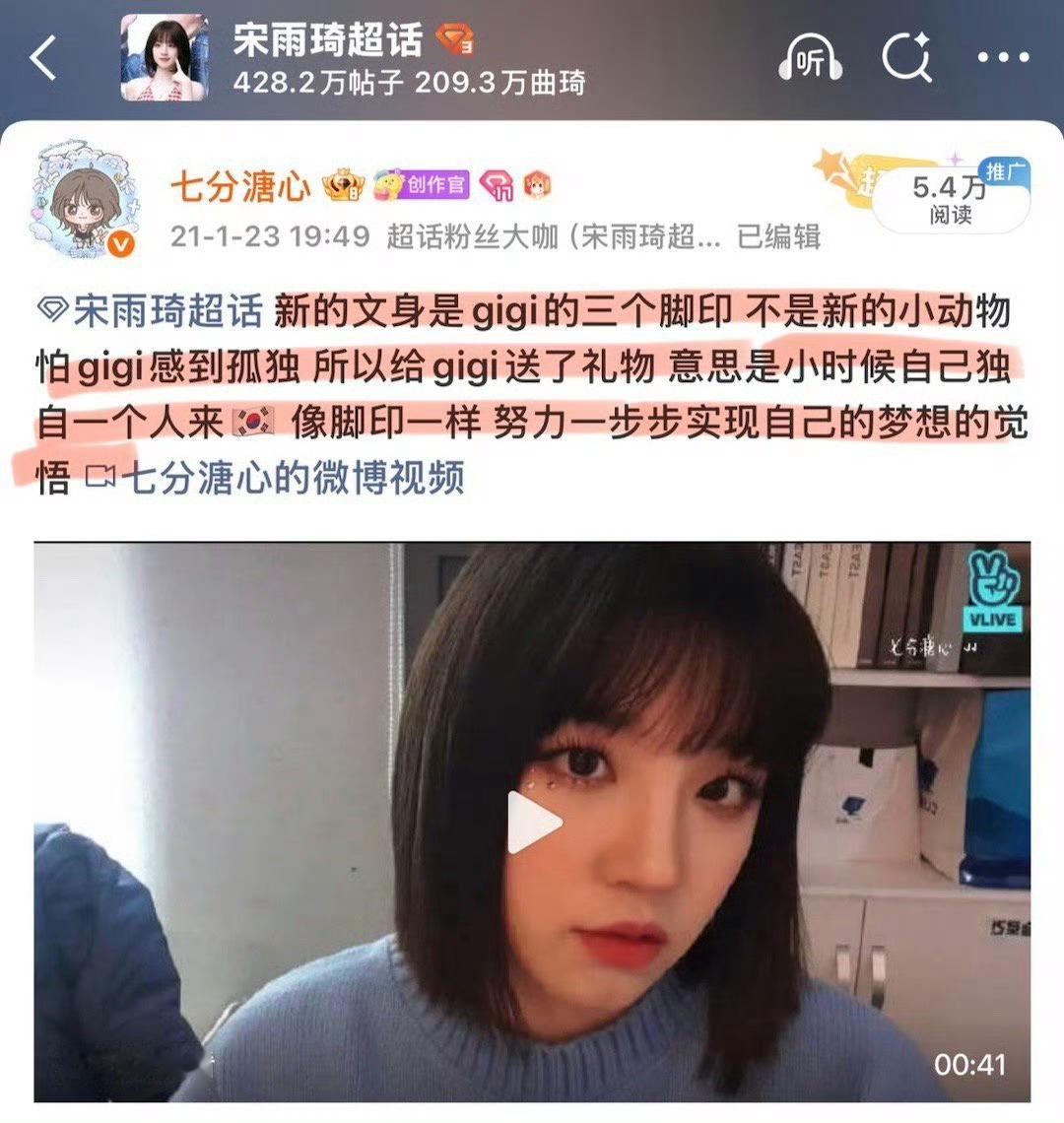 小狗纹身是喜欢柯基，脚印是一步步追梦，纹身是事业心的象征，跟王嘉尔没关系，放过这