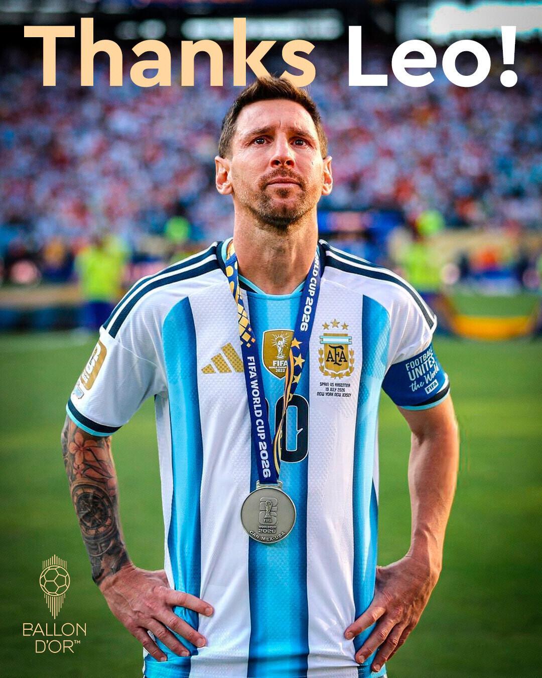 金球奖官方：永恒的传奇🇦🇷✨从年少时的梦想，到为祖国赢得至高荣耀。🏆💙