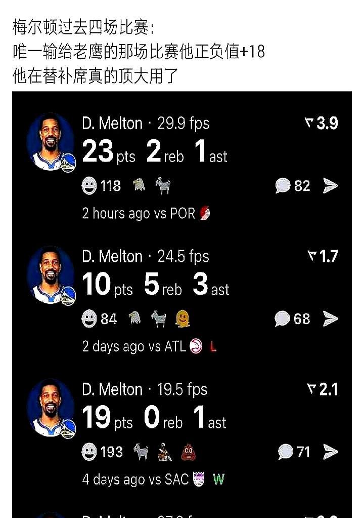 ACL撕裂第330天，他又要打勇士了膝盖刚拆护具那天，梅尔顿给经纪人发了一