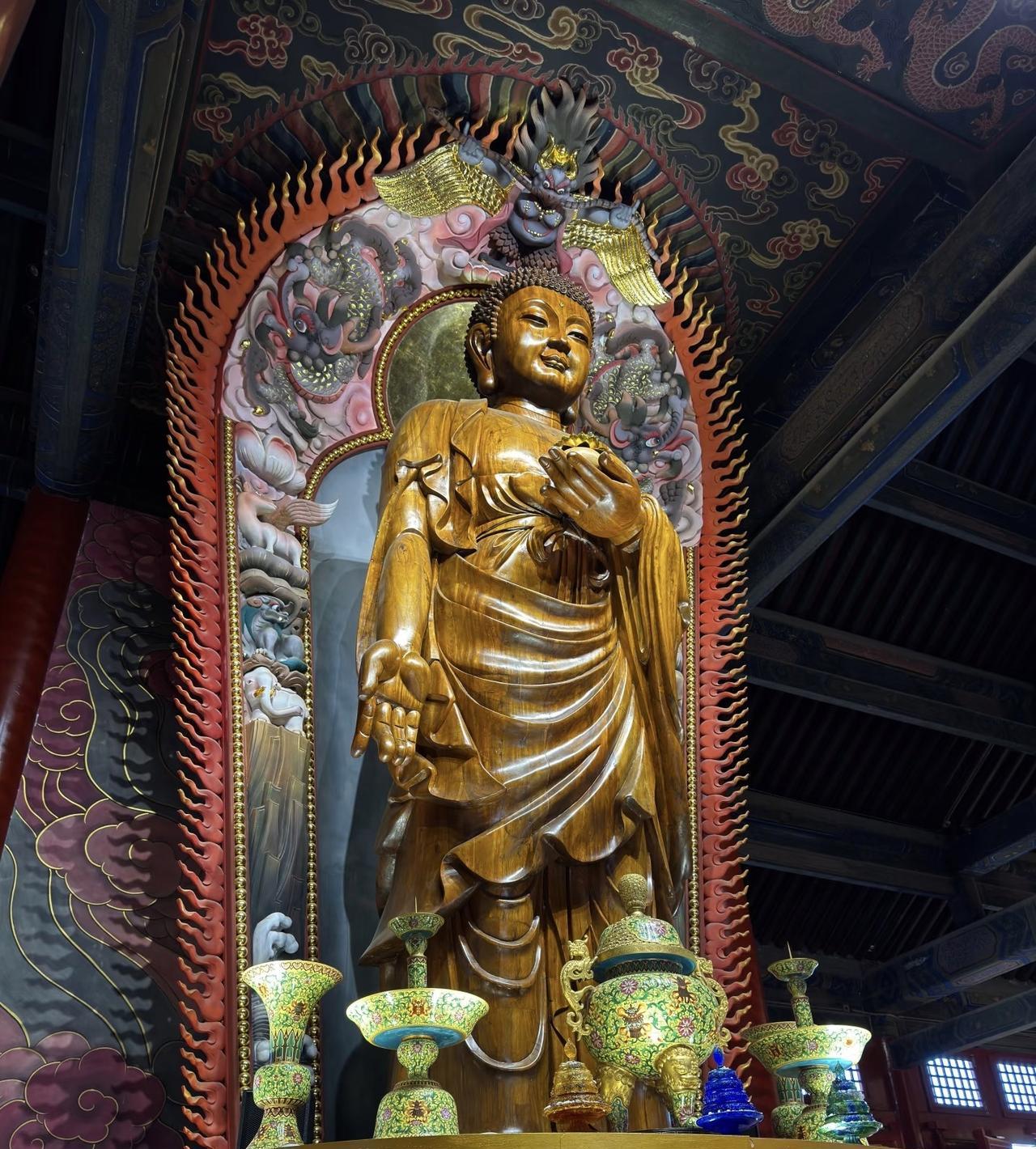 金丝楠木南无阿弥陀佛