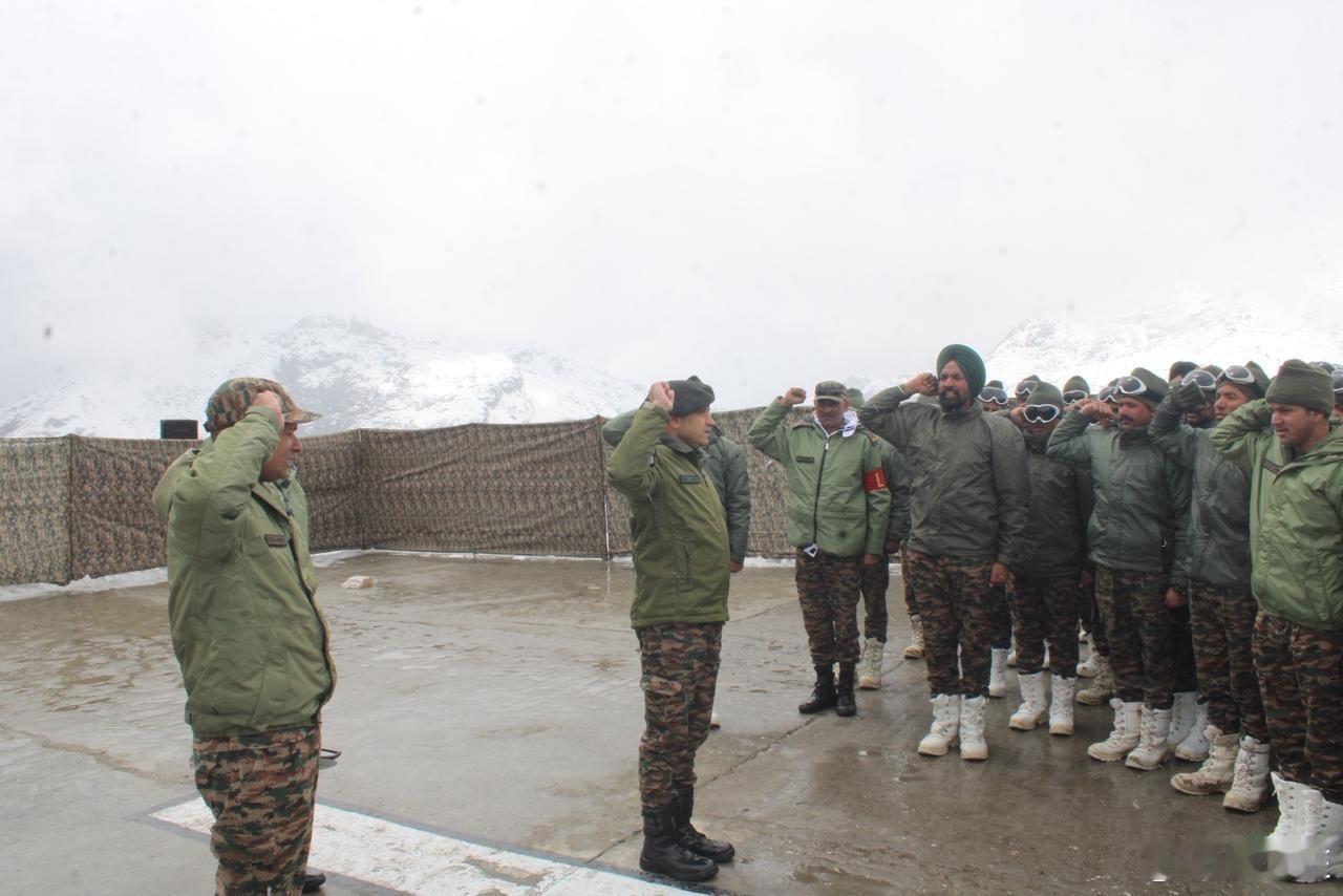 据藏南当地媒体报道，4月8日印度陆军东部军区第4军军长窜访达旺地区中印实控线的印