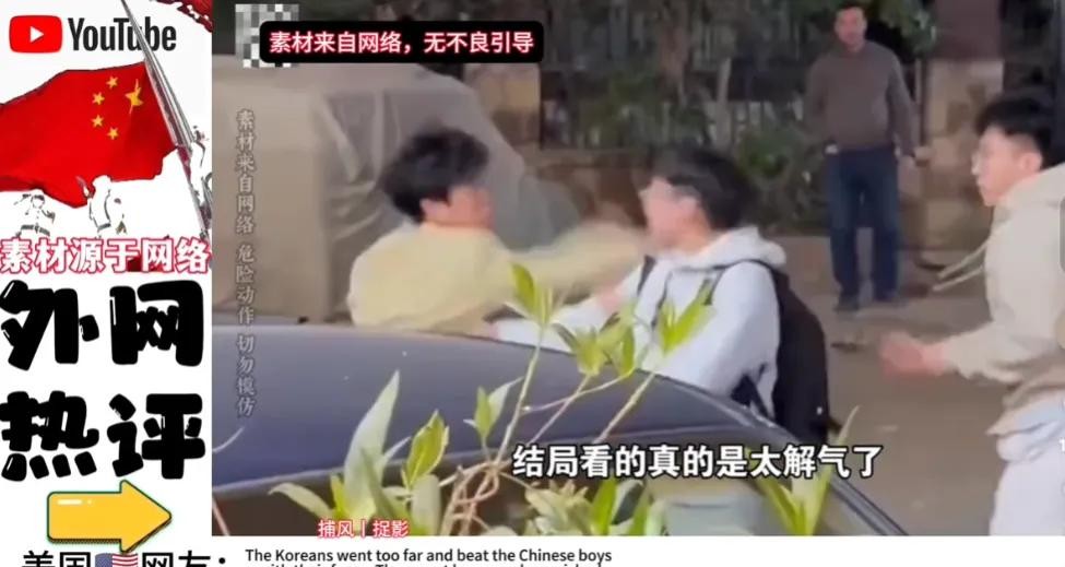 离谱！中国小伙在埃及被韩国人挑衅，这能忍？直接一套军体拳安排上，给那韩国欧巴好好